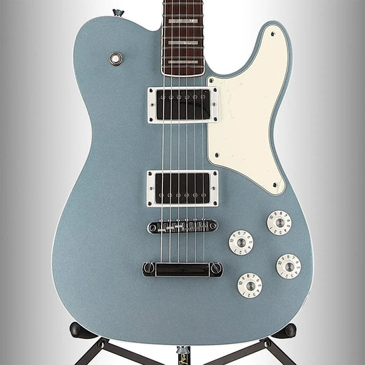Limited Edition Paranormal Troublemaker Telecaster Deluxe, Laurel Fingerboard, Parchment Pickguard, Ice Blue Metallic (V6) (00099)