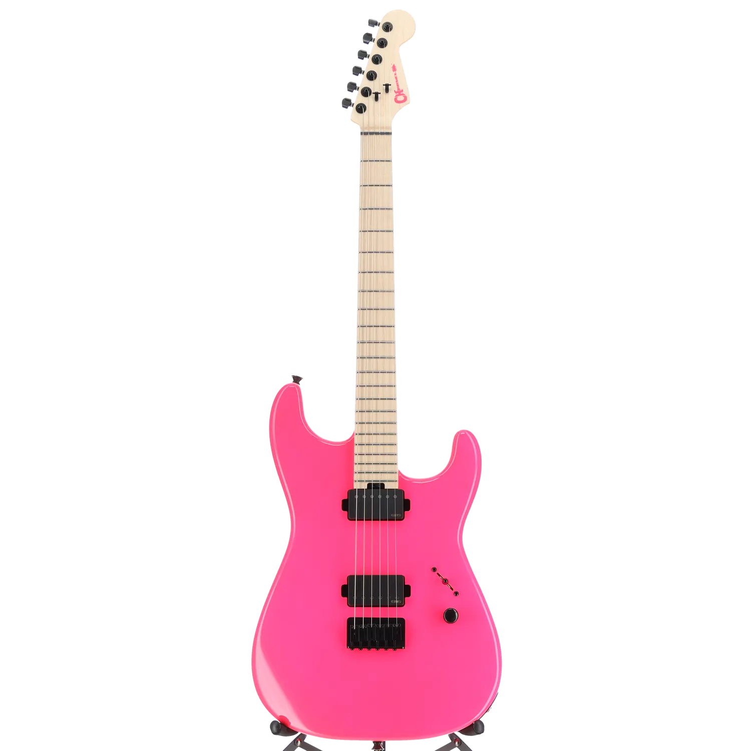 Limited Edition Sean Long Signature Pro-Mod San Dimas® Style 1 HH HT M, Maple Fingerboard, Neon Pink (E2) (53824)