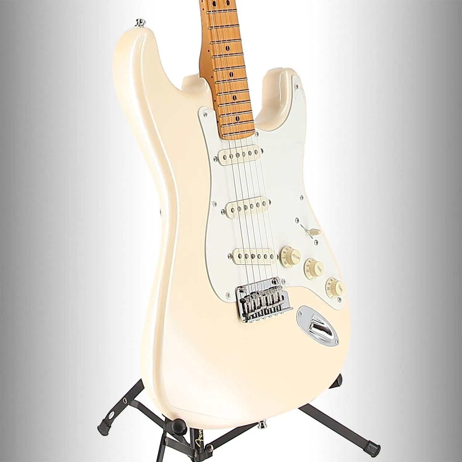 Lincoln Brewster Stratocaster, Maple Fingerboard, Olympic Pearl (RC3) (01296)