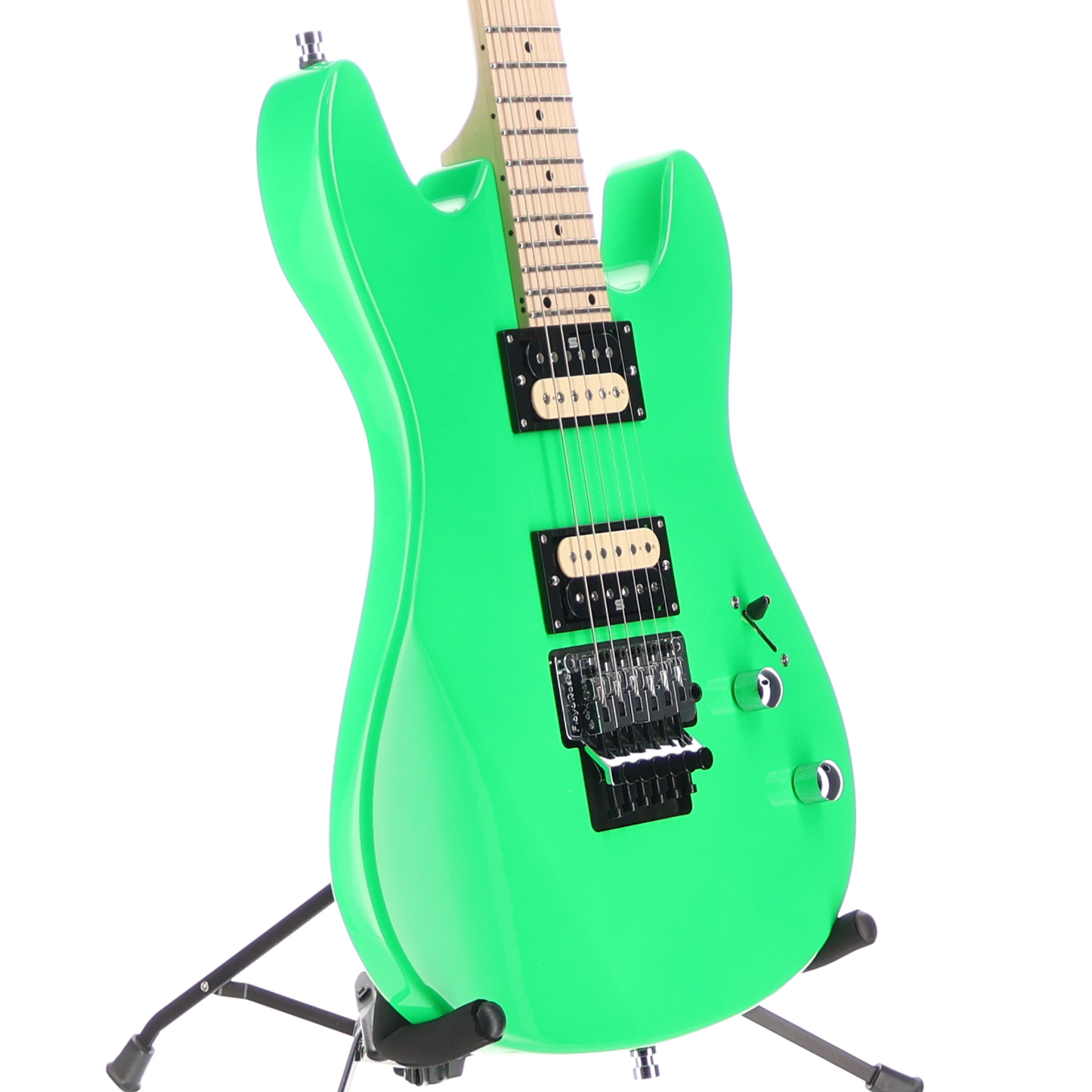 Framus Masterbuilt Custom Shop Diablo Progressive X - Solid "Day Glow" Green High Polish - 17-3700 (P1) (77817)