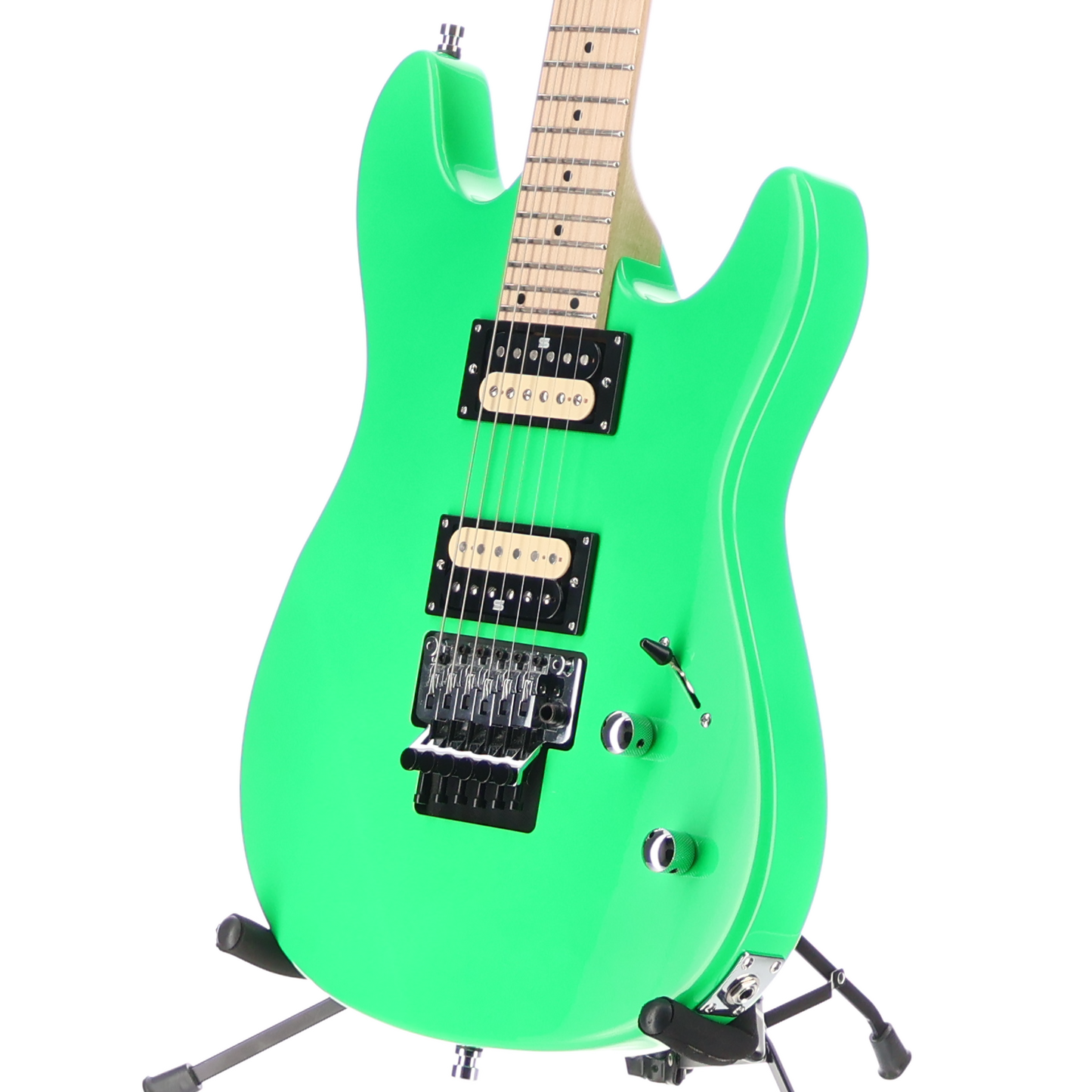 Framus Masterbuilt Custom Shop Diablo Progressive X - Solid "Day Glow" Green High Polish - 17-3700 (P1) (77817)