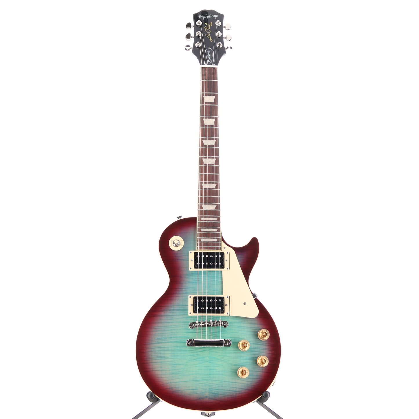 Epiphone Les Paul Standard 60s Blueberry Burst - Mighty Mite Motherbucker Humbucker Pickup Mod (RC1) (59028)