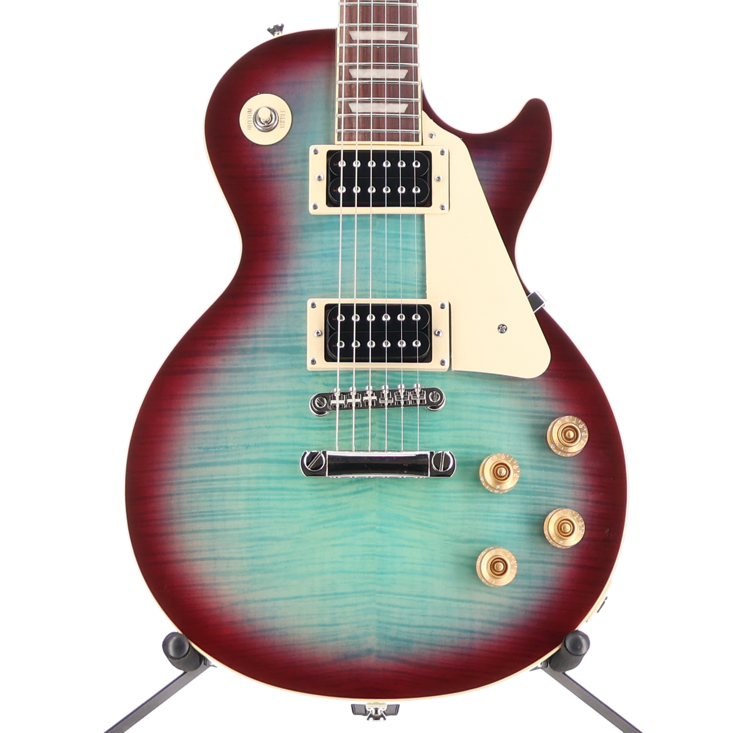 Epiphone Les Paul Standard 60s Blueberry Burst - Mighty Mite Motherbucker Humbucker Pickup Mod (RC1) (59028)