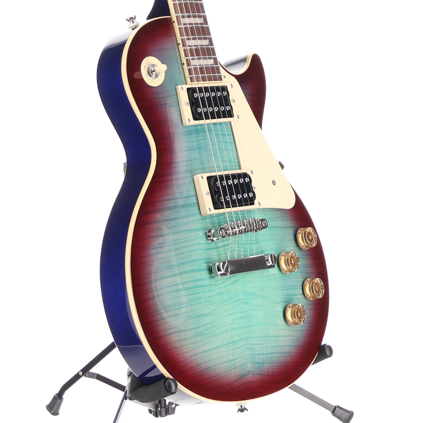 Epiphone Les Paul Standard 60s Blueberry Burst - Mighty Mite Motherbucker Humbucker Pickup Mod (RC1) (59028)