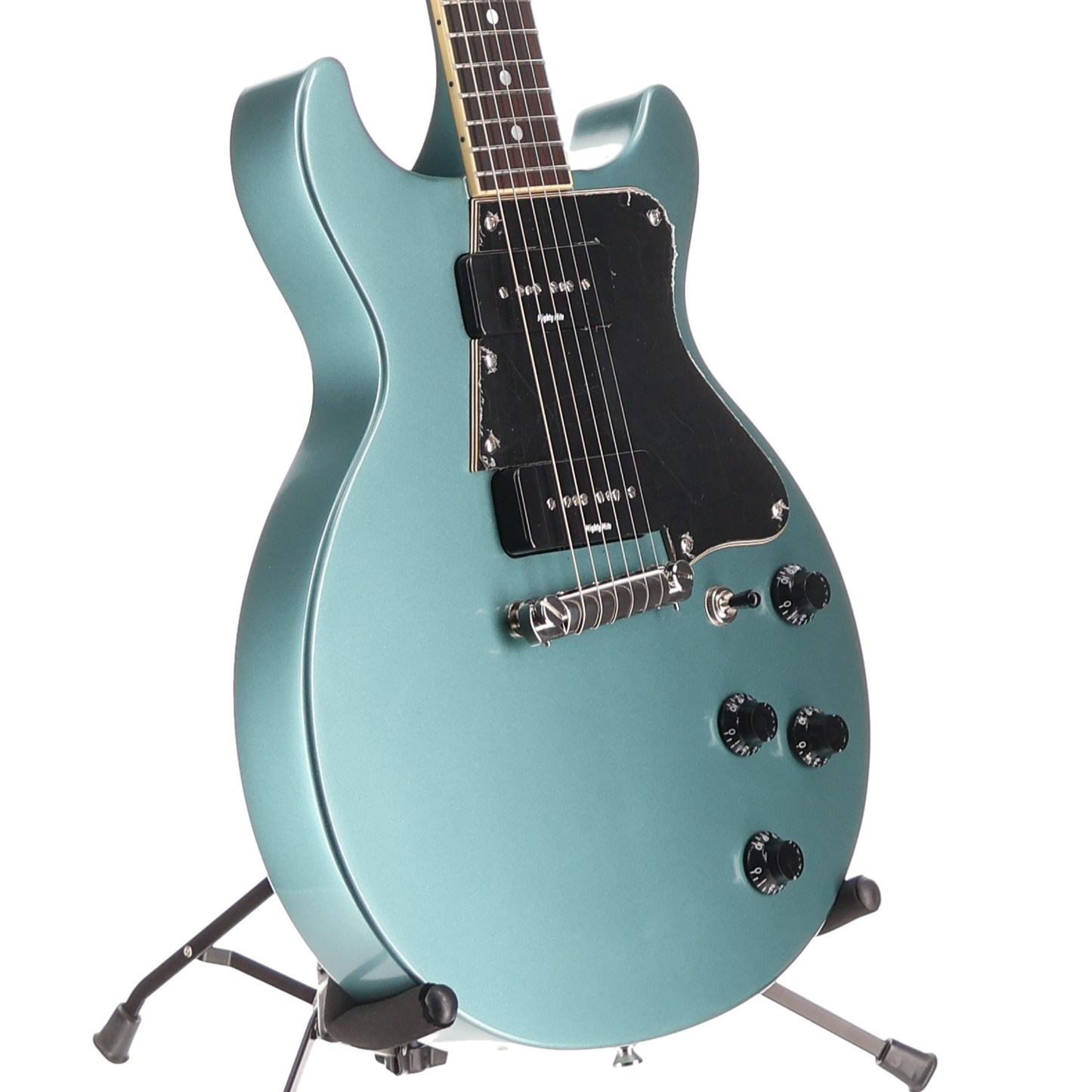 Epiphone Inspired by Gibson Custom 1960 Les Paul Special Double Cut Reissue Pelham Blue - Pickup Mod (SR) (18014)