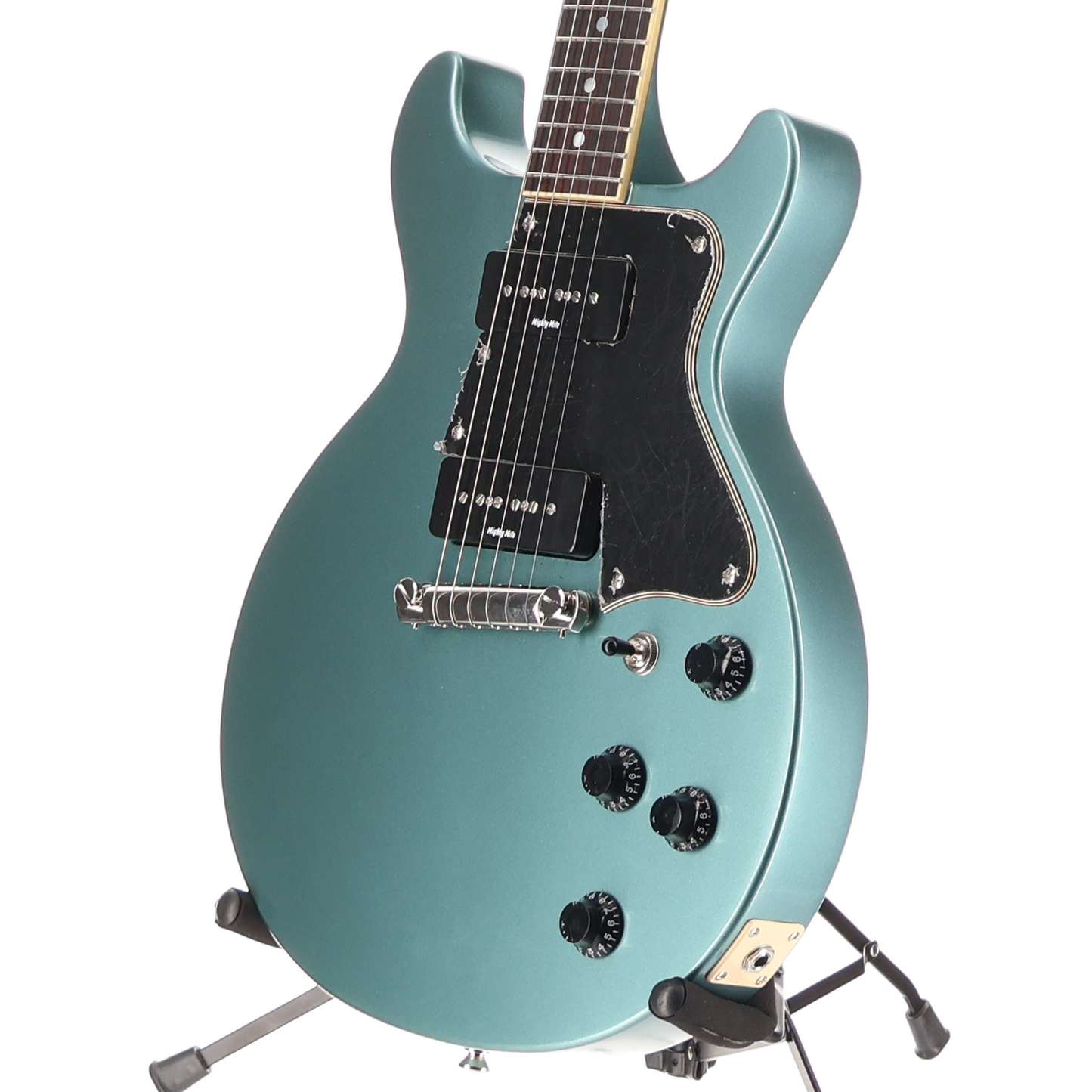 Epiphone Inspired by Gibson Custom 1960 Les Paul Special Double Cut Reissue Pelham Blue - Pickup Mod (SR) (18014)