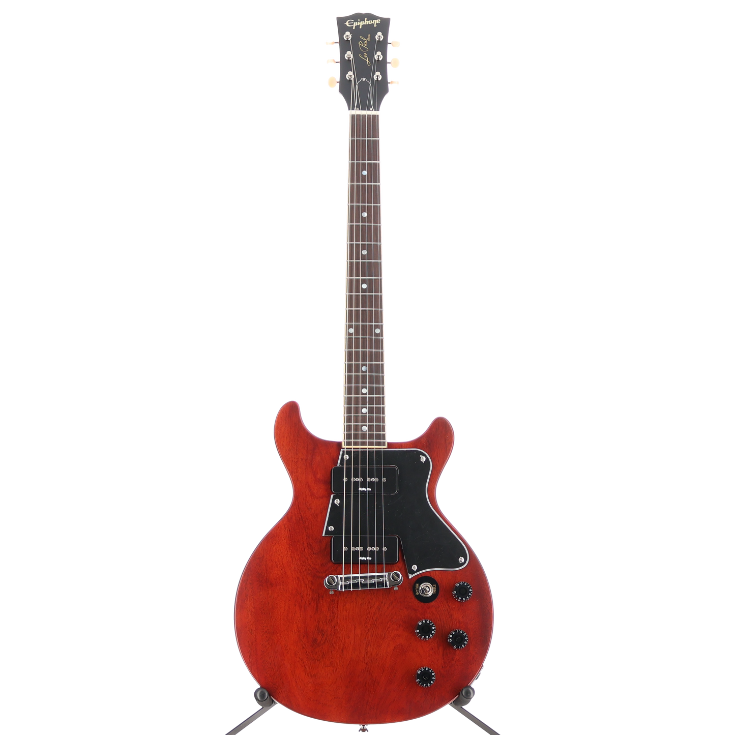 Epiphone Epiphone IGC 1960 Les Paul Special Double Cut Cherry Red-Mighty Mite Pickup Mod, CTS Pots (Y10) (18027)