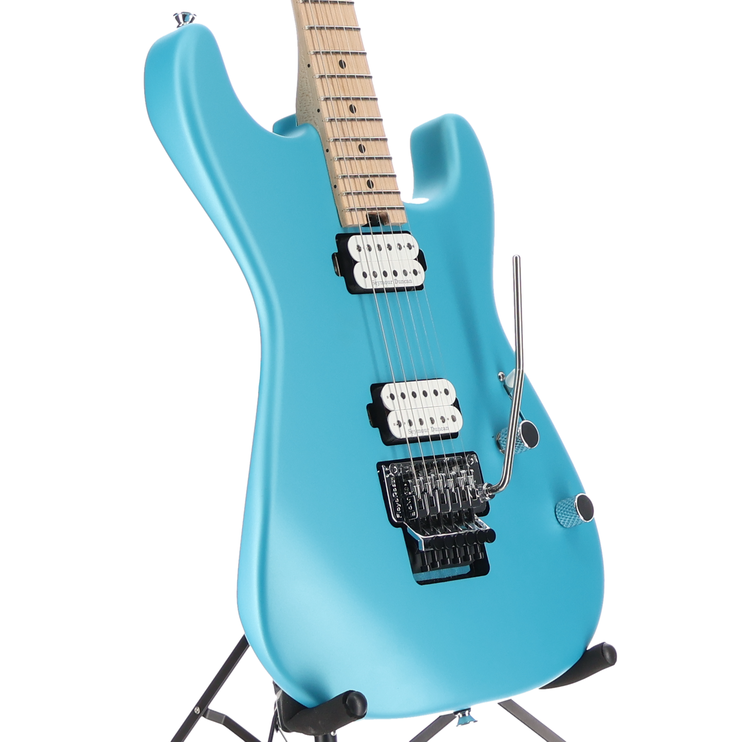 Charvel Pro-Mod San Dimas Style 1 HH FR M, Maple Fingerboard, Matte Blue Frost (F4) (23877)