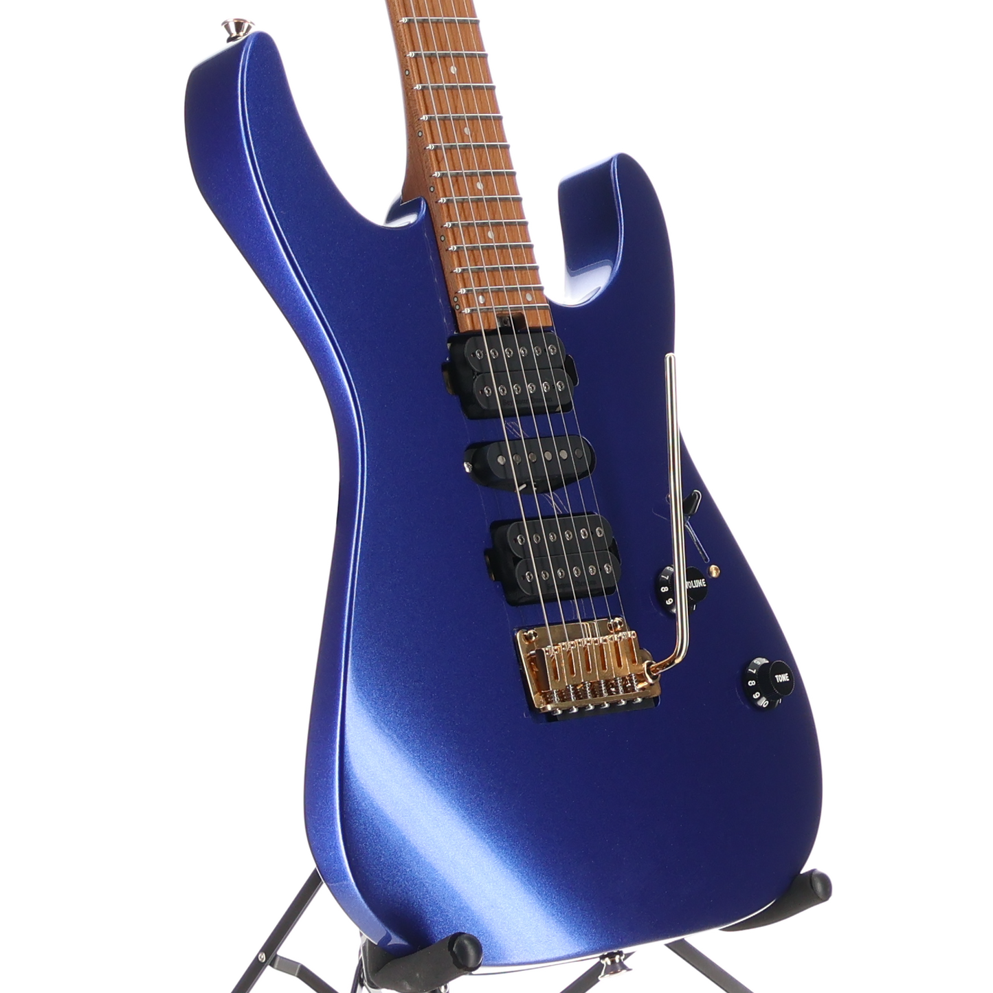 Charvel Pro-Mod DK24 HSH 2PT CM, Caramelized Maple Fingerboard, Mystic Blue (J1) (03242)