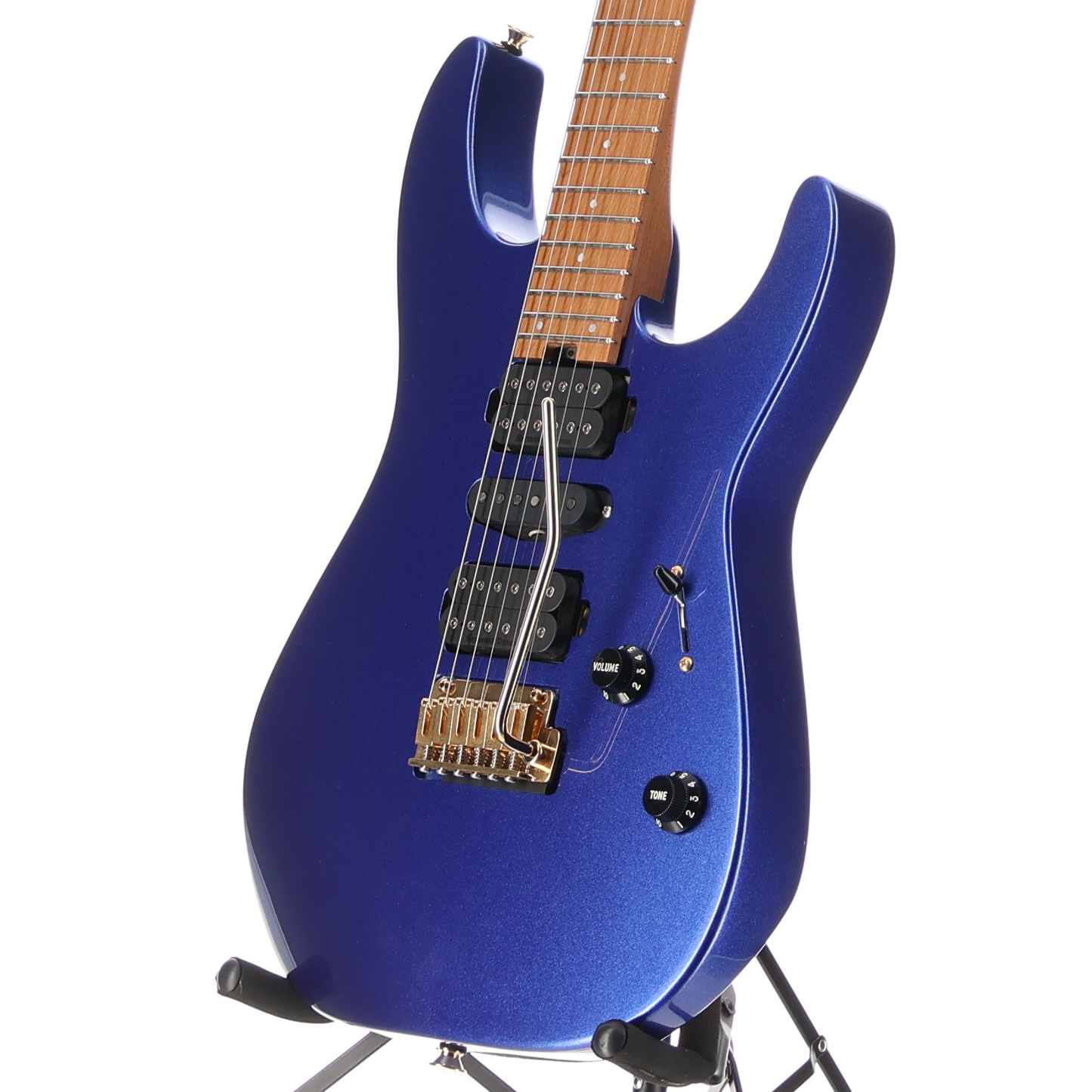Charvel Pro-Mod DK24 HSH 2PT CM, Caramelized Maple Fingerboard, Mystic Blue (J1) (03242)