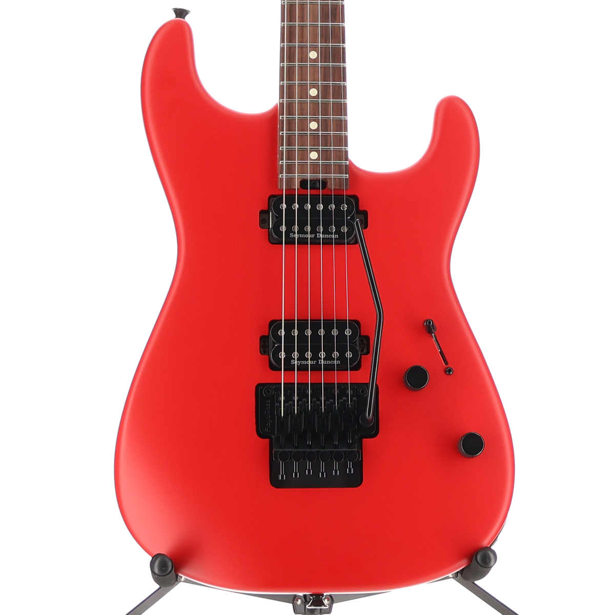 Charvel Pro-Mod San Dimas Style 1 HH FR RW, Rosewood Fingerboard, Satin Ferrari Red (V7) (54086)