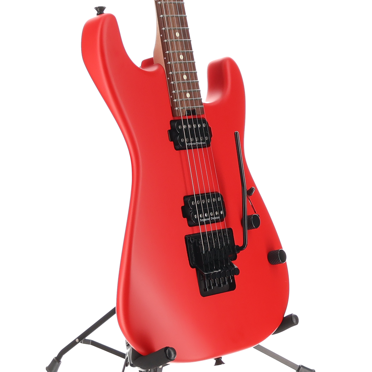 Charvel Pro-Mod San Dimas Style 1 HH FR RW, Rosewood Fingerboard, Satin Ferrari Red (V7) (54086)