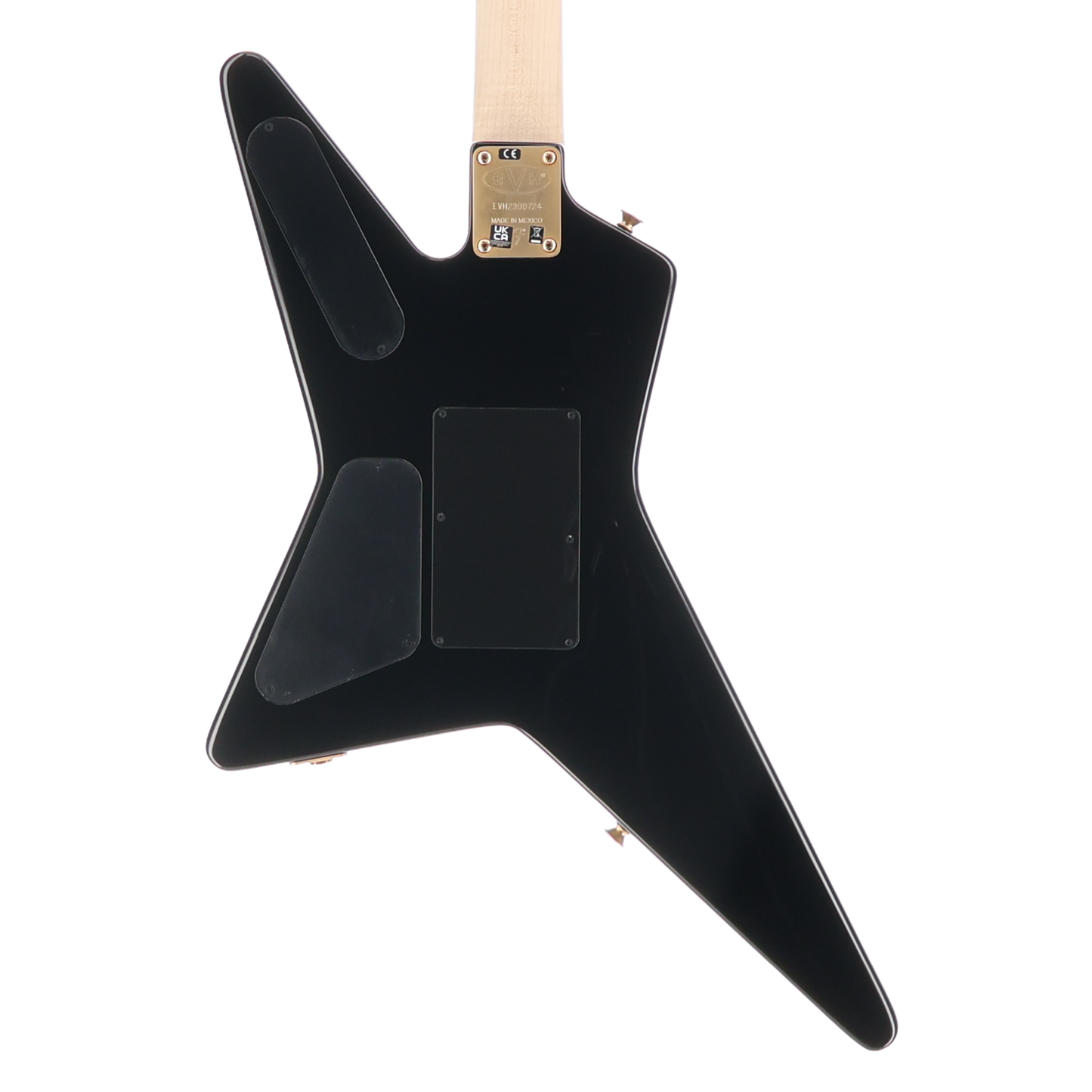 EVH Limited Edition Star, Ebony Fingerboard with Gold Hardware - Black and Gold Custom Paint (Z2) (00724)