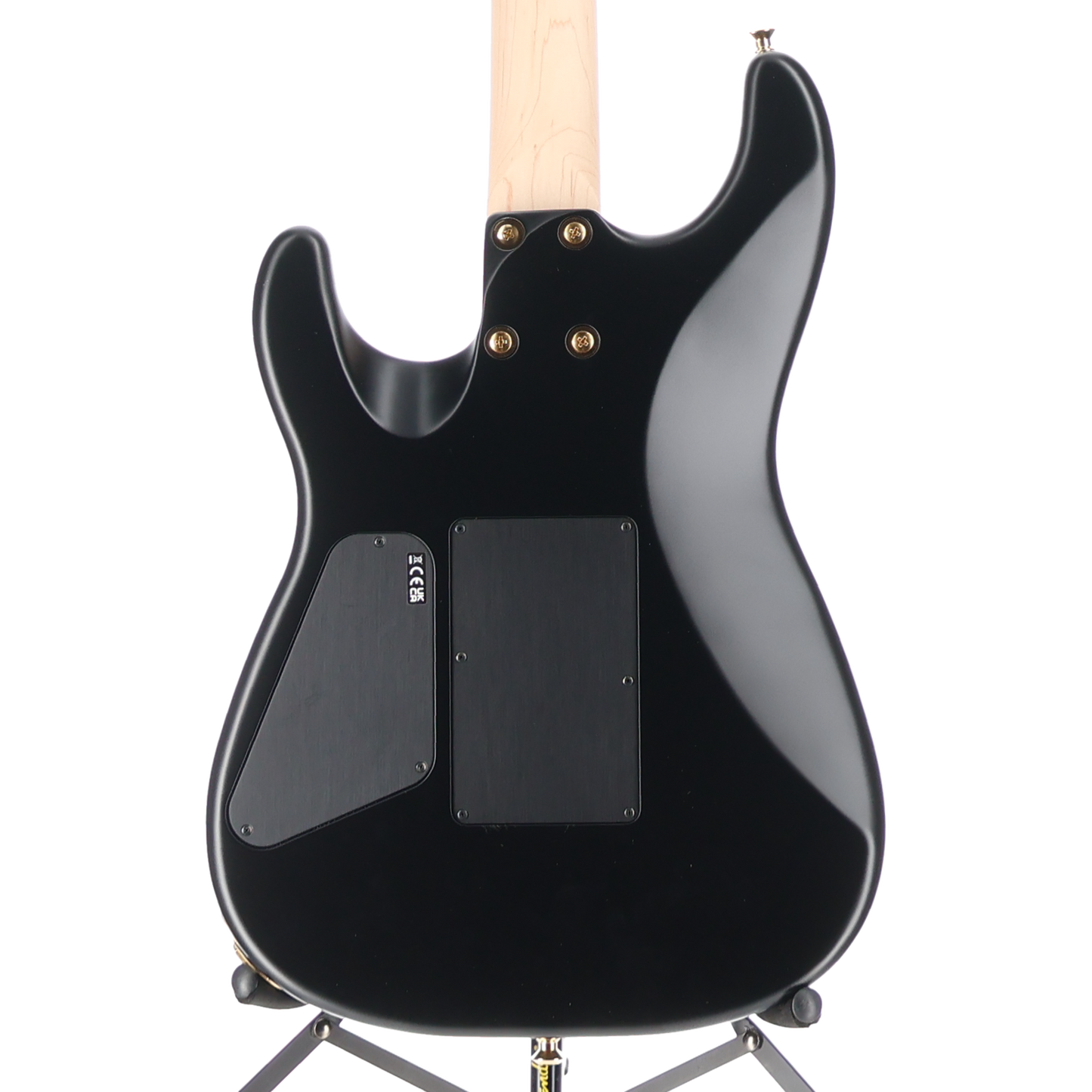 MJ San Dimas Style 1 HSS FR E, Ebony Fingerboard, Satin Black (BB5) (00645)