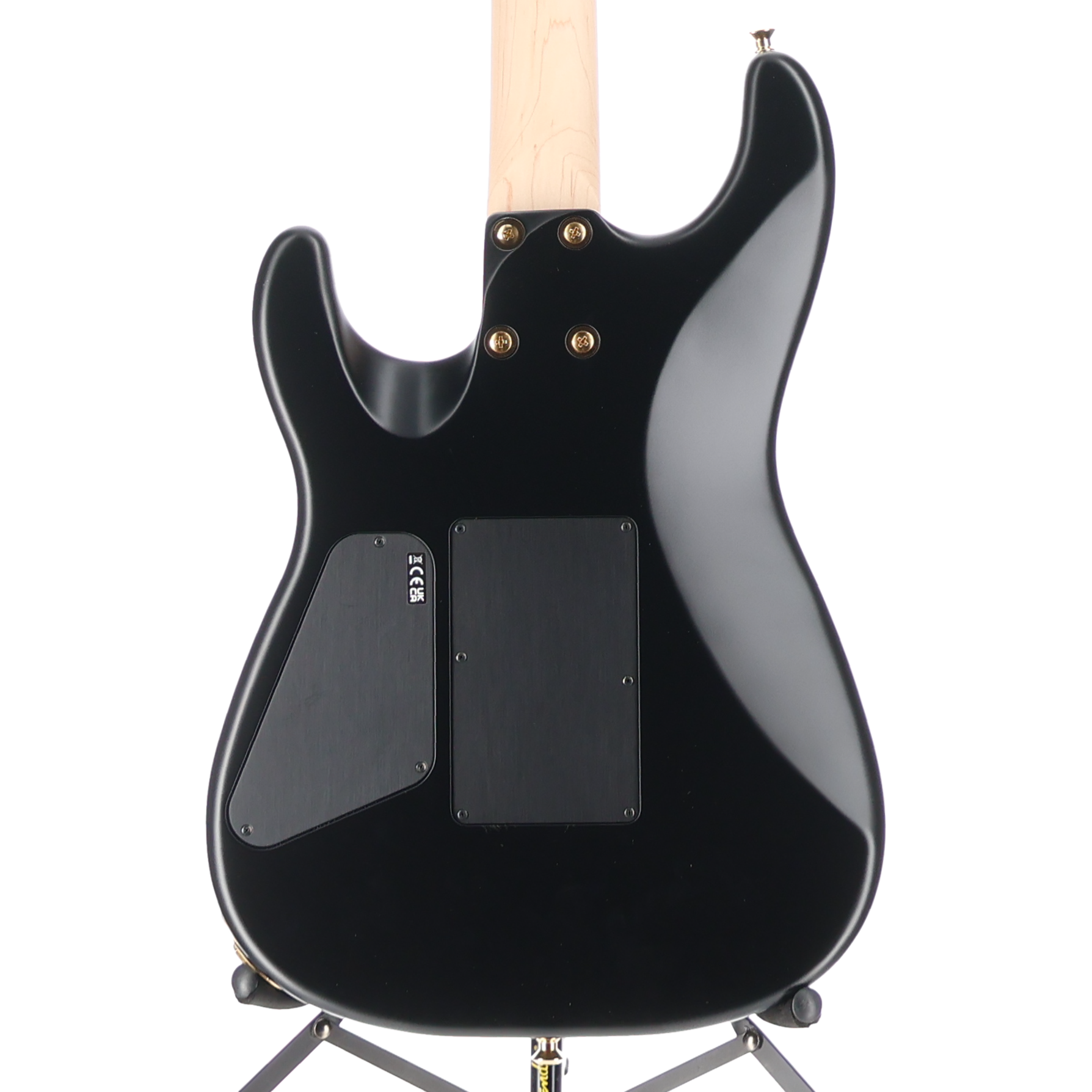 MJ San Dimas Style 1 HSS FR E, Ebony Fingerboard, Satin Black (BB5) (00645)