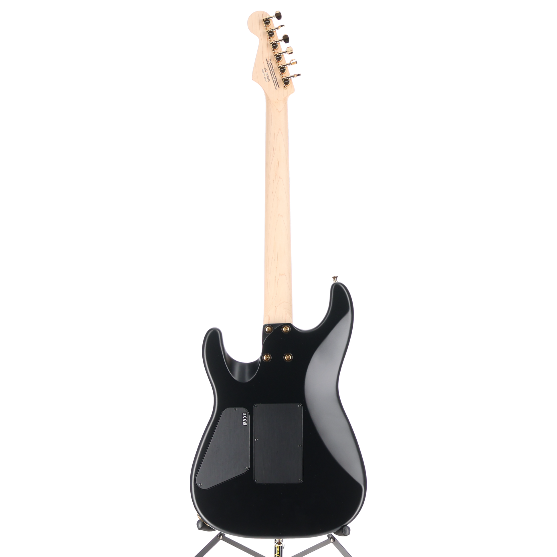 MJ San Dimas Style 1 HSS FR E, Ebony Fingerboard, Satin Black (BB5) (00645)