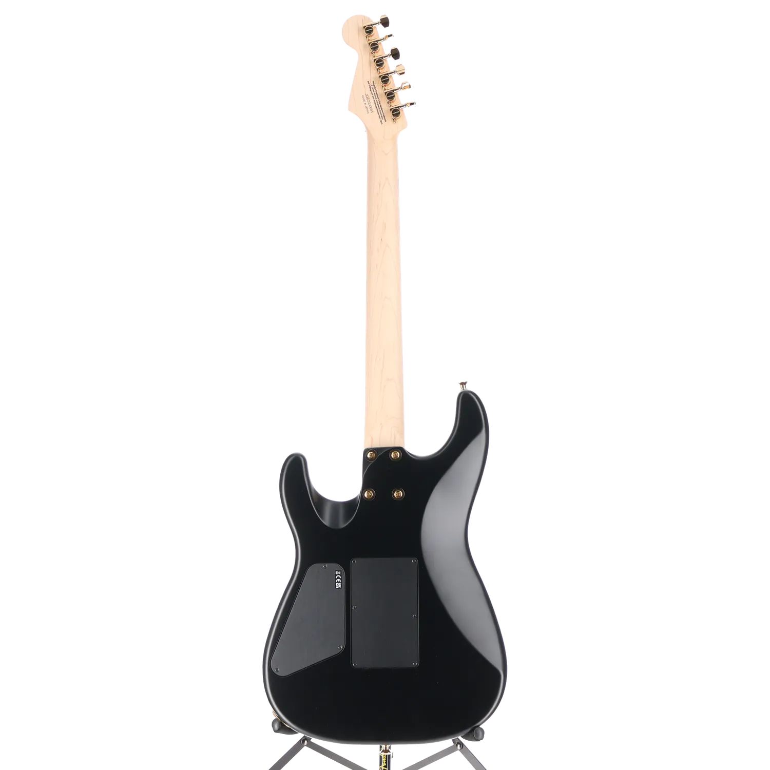 MJ San Dimas Style 1 HSS FR E, Ebony Fingerboard, Satin Black (BB5) (00645)
