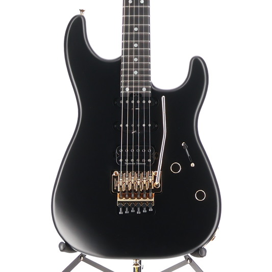 MJ San Dimas Style 1 HSS FR E, Ebony Fingerboard, Satin Black (BB5) (00645)