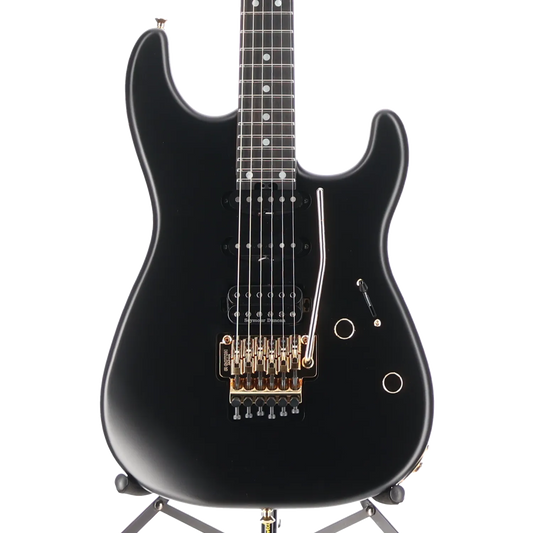 MJ San Dimas Style 1 HSS FR E, Ebony Fingerboard, Satin Black (BB5) (00645)