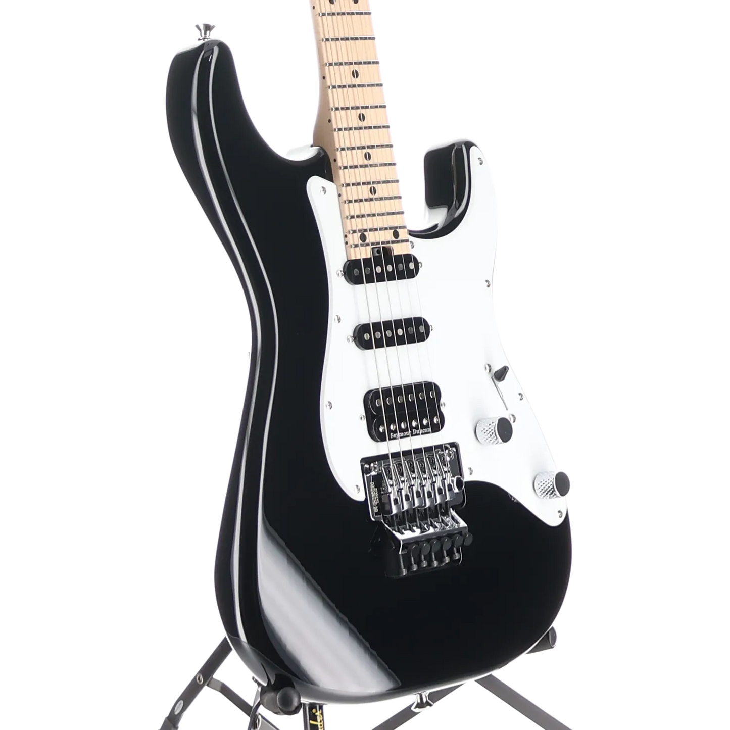 MJ So-Cal Style 1 HSS FR M, Maple Fingerboard, Gloss Black (RP) (33503)