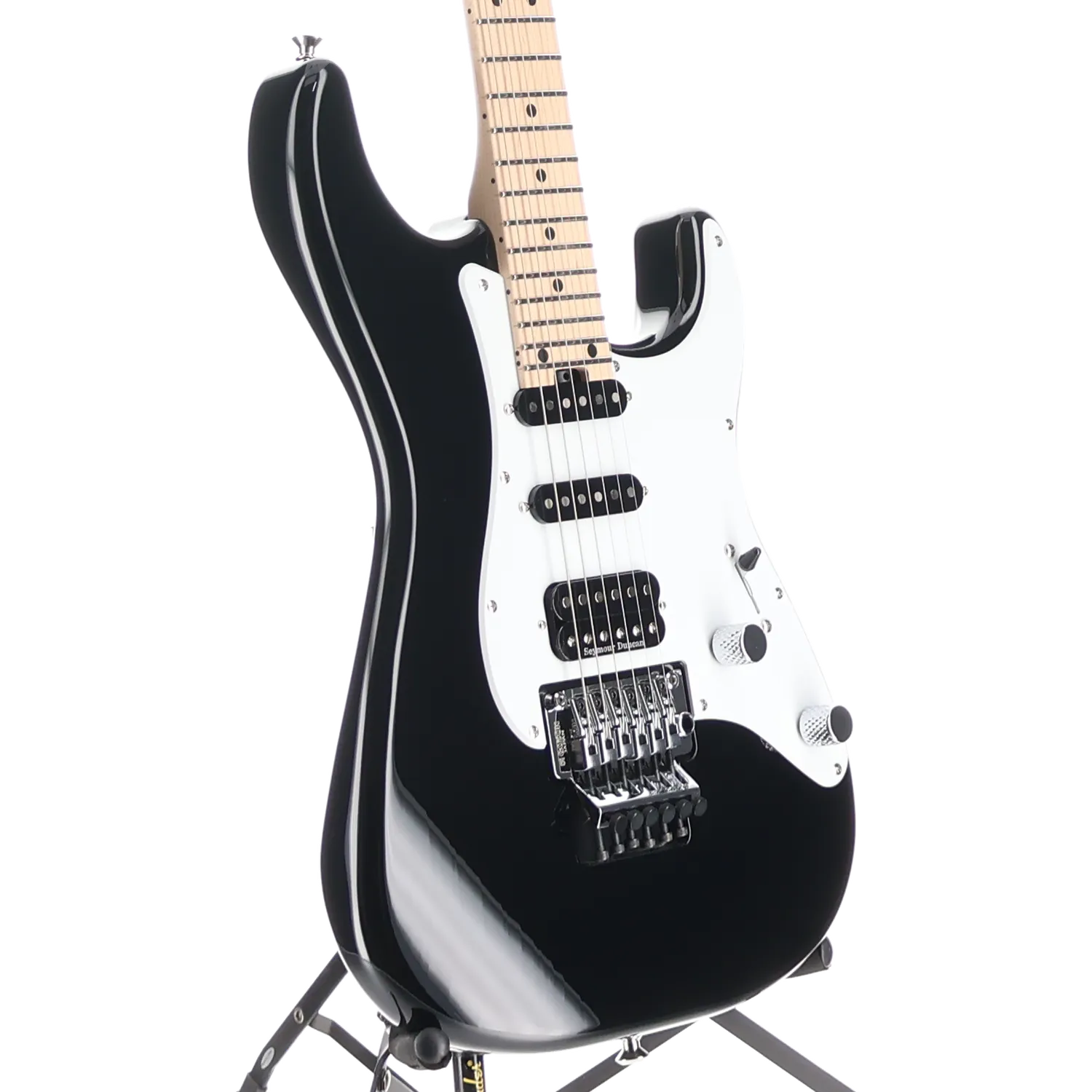 MJ So-Cal Style 1 HSS FR M, Maple Fingerboard, Gloss Black (RP) (33503)