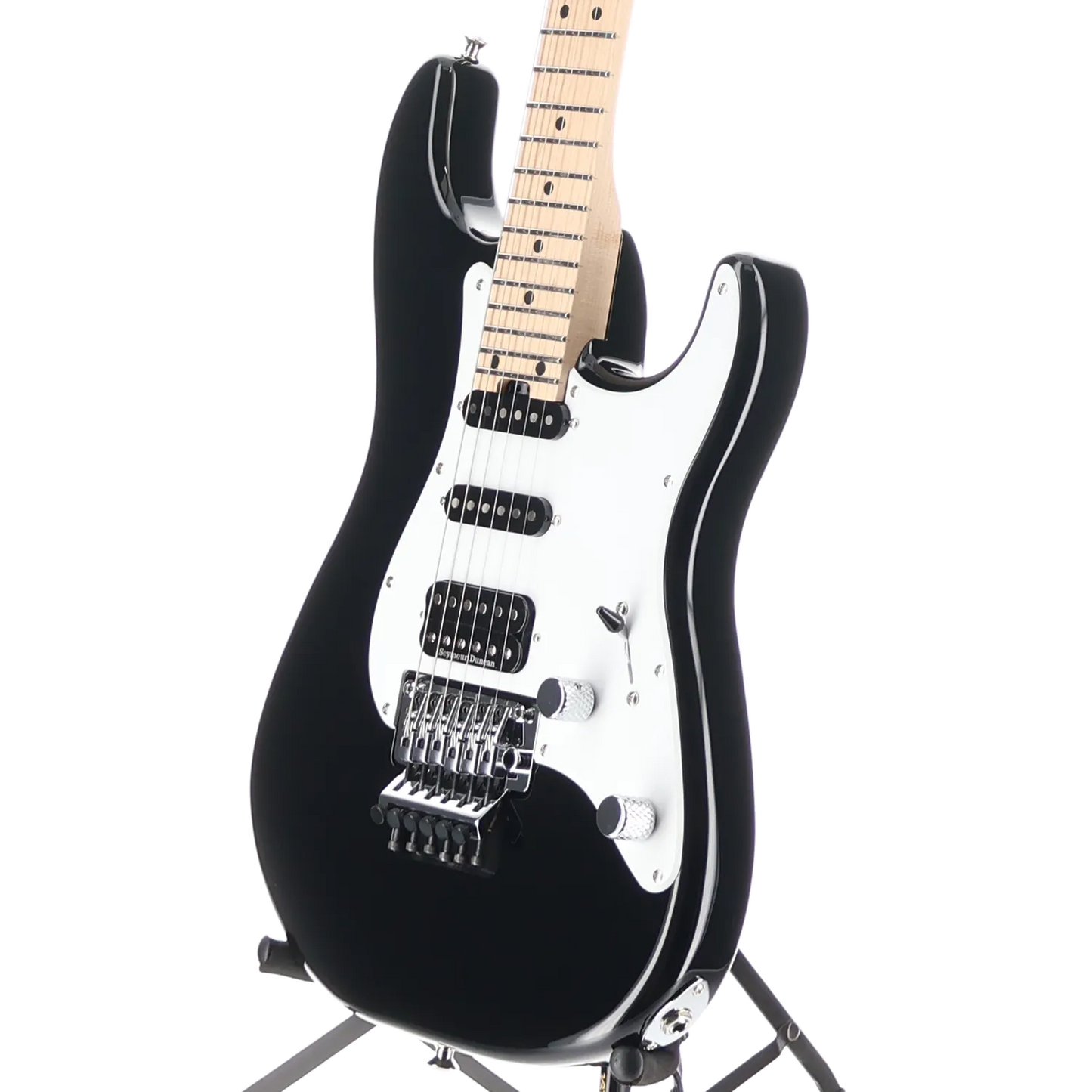 MJ So-Cal Style 1 HSS FR M, Maple Fingerboard, Gloss Black (RP) (33503)