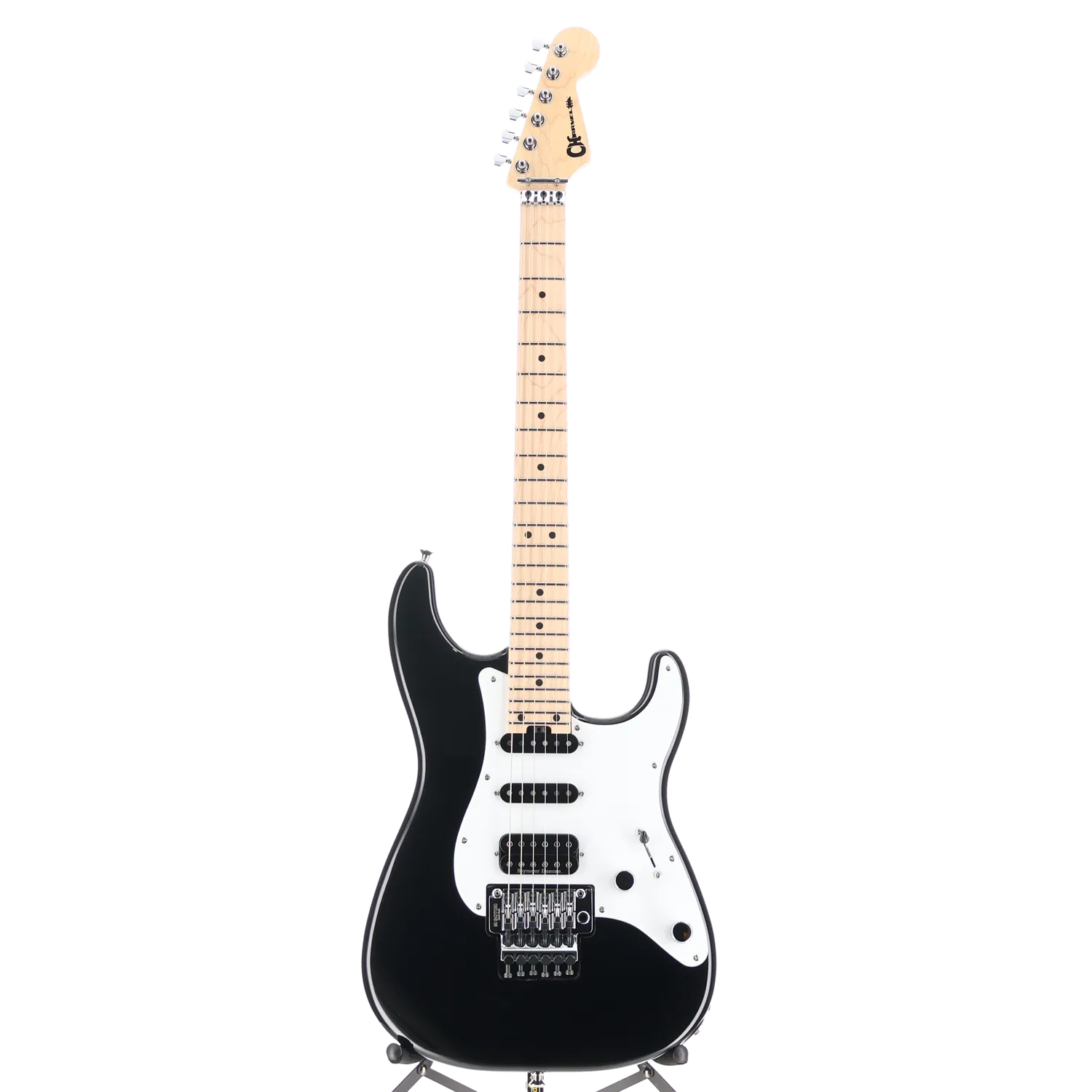 MJ So-Cal Style 1 HSS FR M, Maple Fingerboard, Gloss Black (RP) (33503)