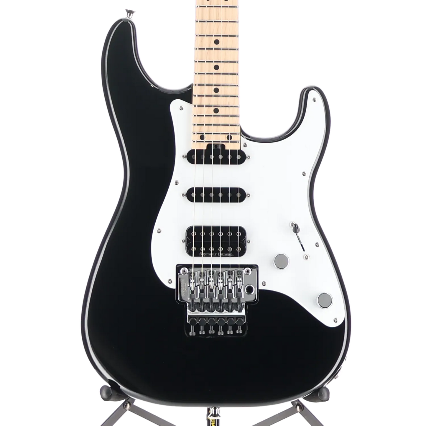 MJ So-Cal Style 1 HSS FR M, Maple Fingerboard, Gloss Black (RP) (33503)