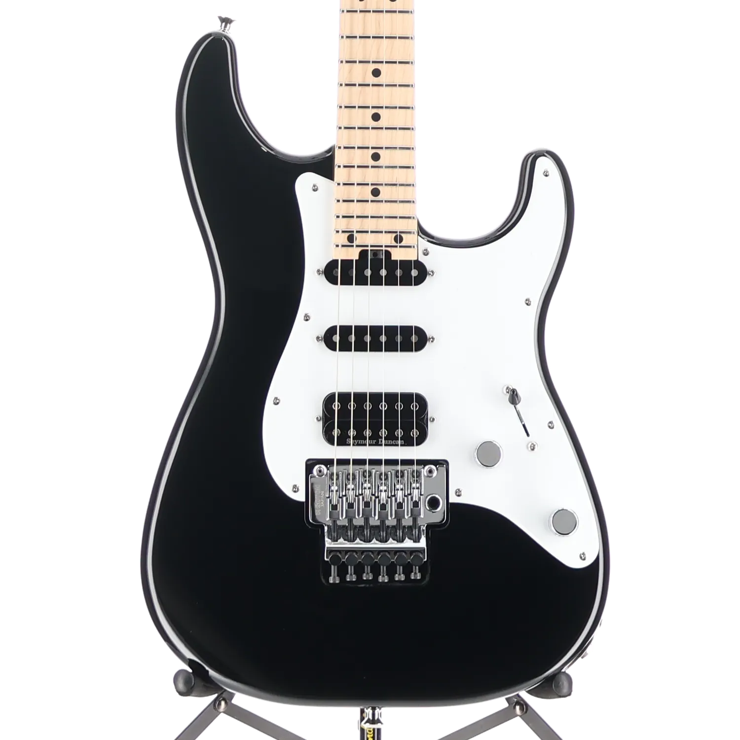 MJ So-Cal Style 1 HSS FR M, Maple Fingerboard, Gloss Black (RP) (33503)