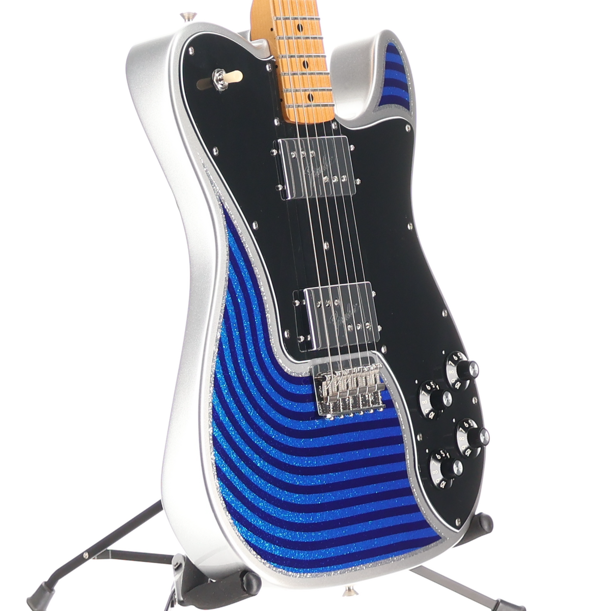 Fender Vintera 70S Tele Deluxe BLue Orion Silver Custom Paint (H11) (44357)