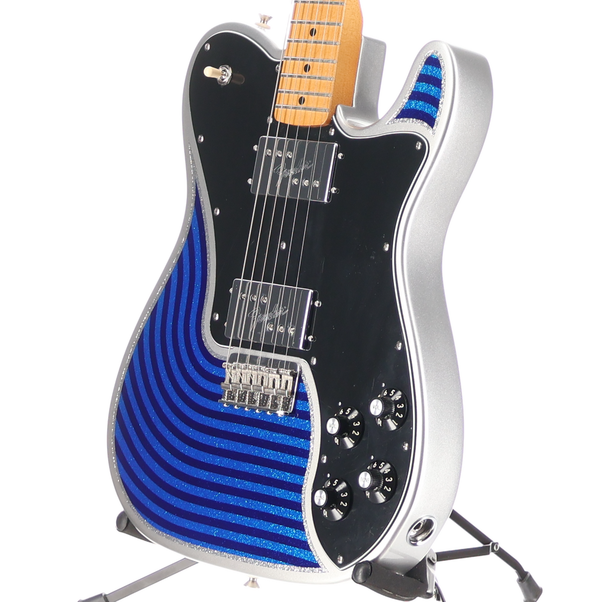 Fender Vintera 70S Tele Deluxe BLue Orion Silver Custom Paint (H11) (44357)