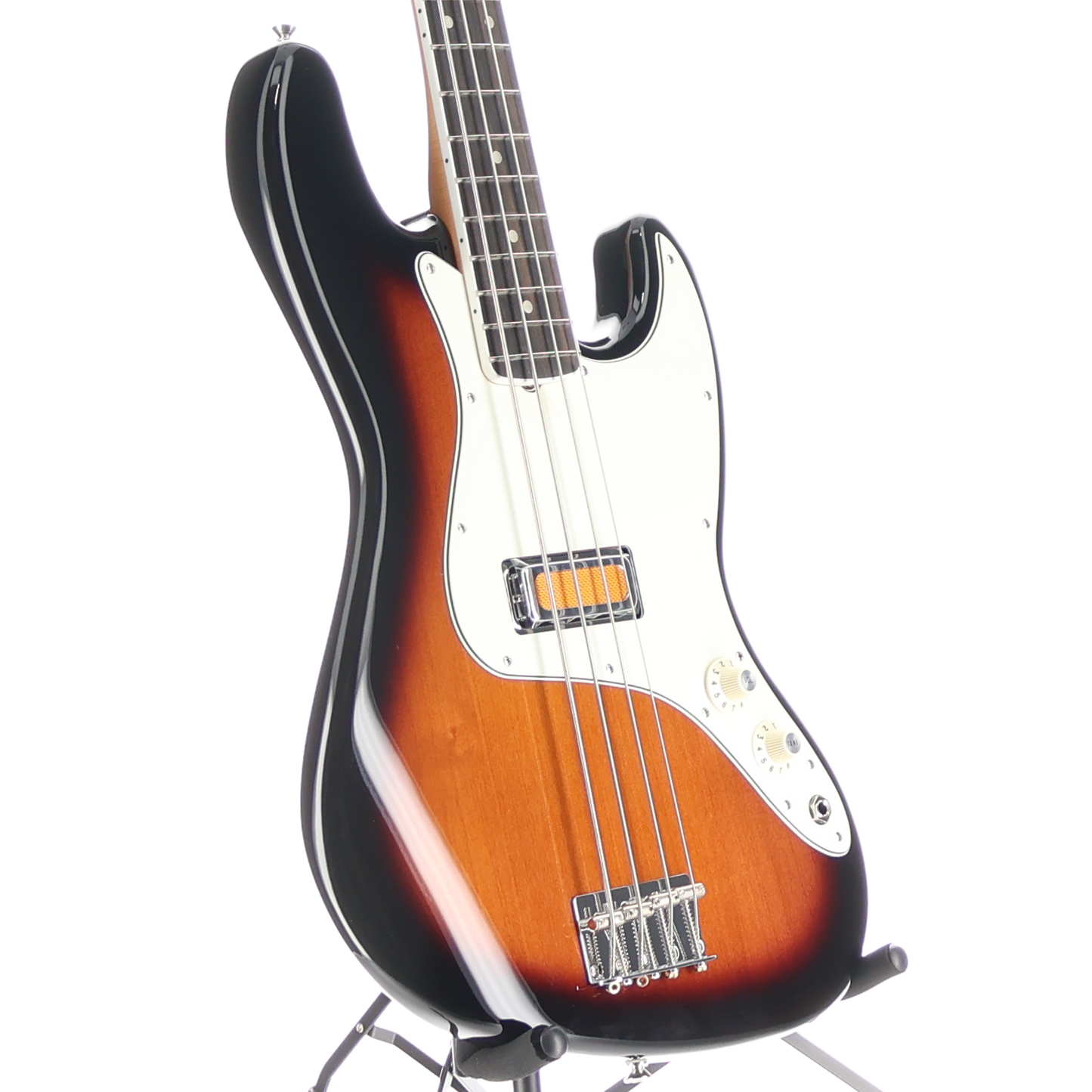 Fender Gold Foil Jazz Bass, Ebony Fingerboard, 2-Color Sunburst (X1) (85299)