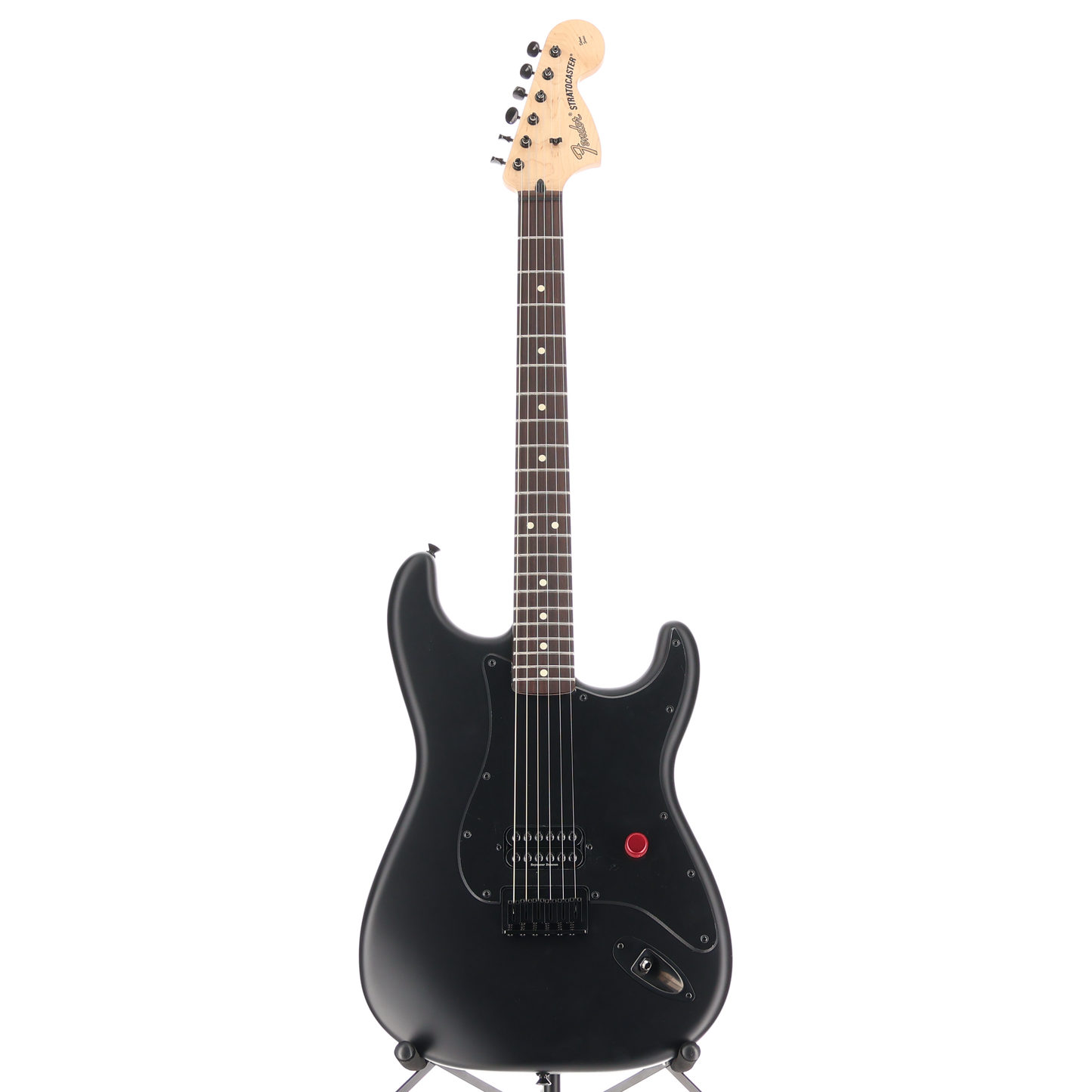Fender To The Stars Tom Delonge Stratocaster, Black Satin, Plays Great (D8)(24527) (24527)