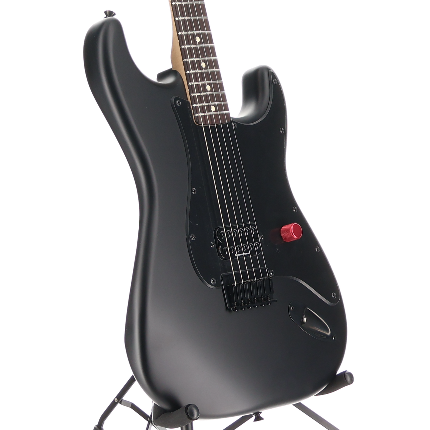 Fender To The Stars Tom Delonge Stratocaster, Black Satin, Plays Great (D8)(24527) (24527)