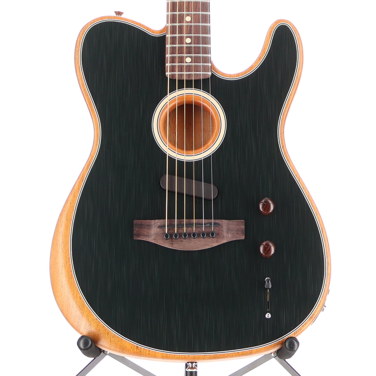 Fender Acoustasonic Player Telecaster, Brushed Black, Plays Great (R13) (06017)