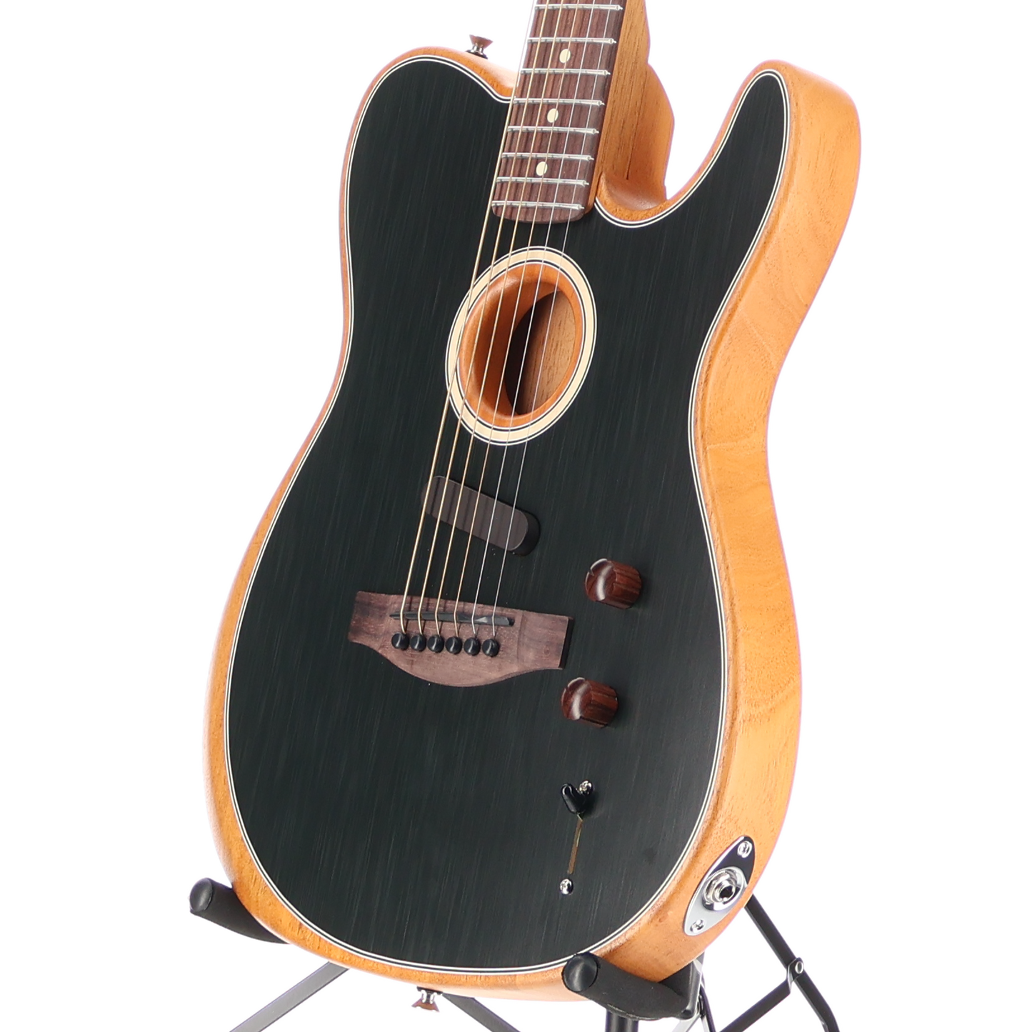 Fender Acoustasonic Player Telecaster, Brushed Black, Plays Great (R13) (06017)