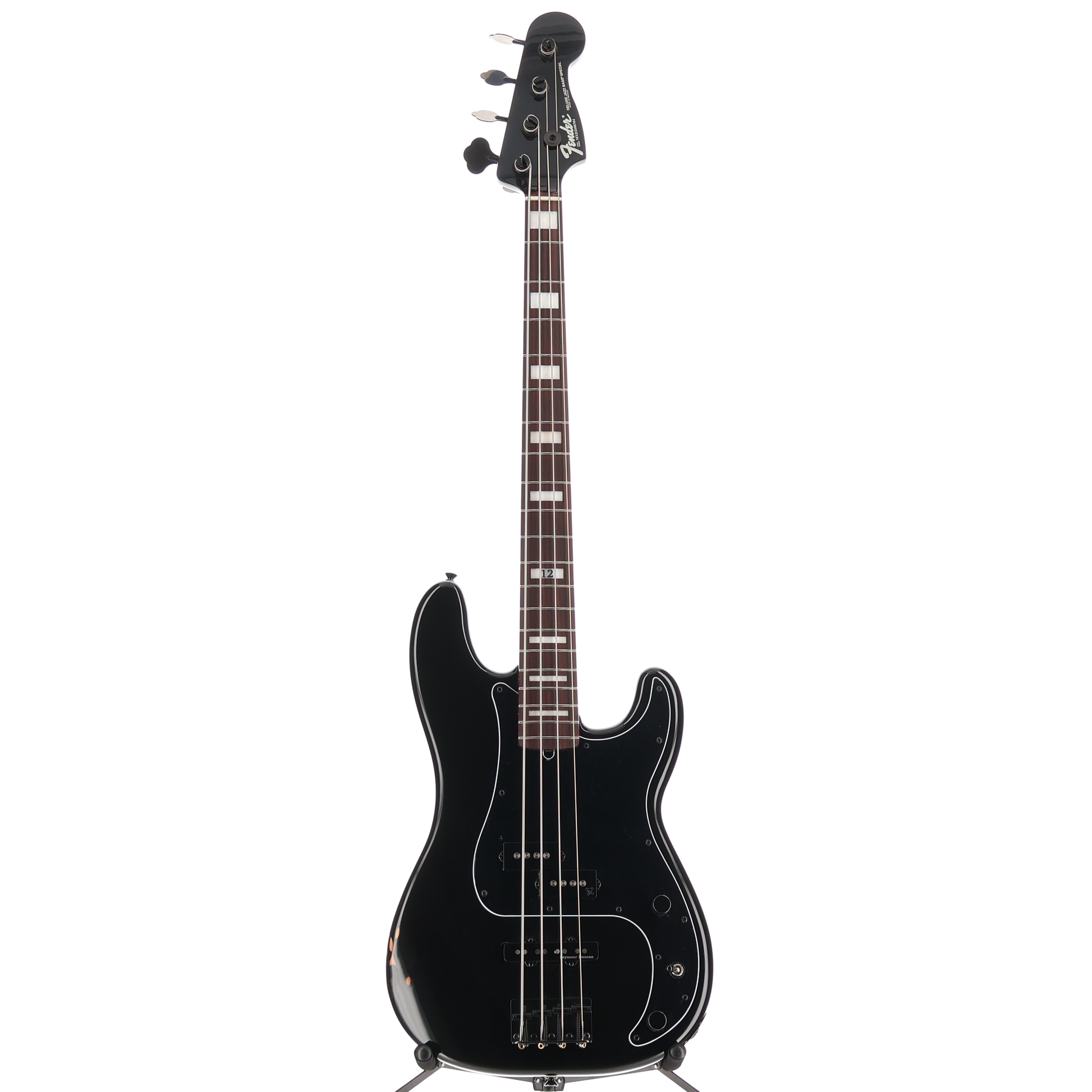 Fender Duff McKagan Deluxe Precision Bass, Rosewood Fingerboard, Black (P1) (00304)
