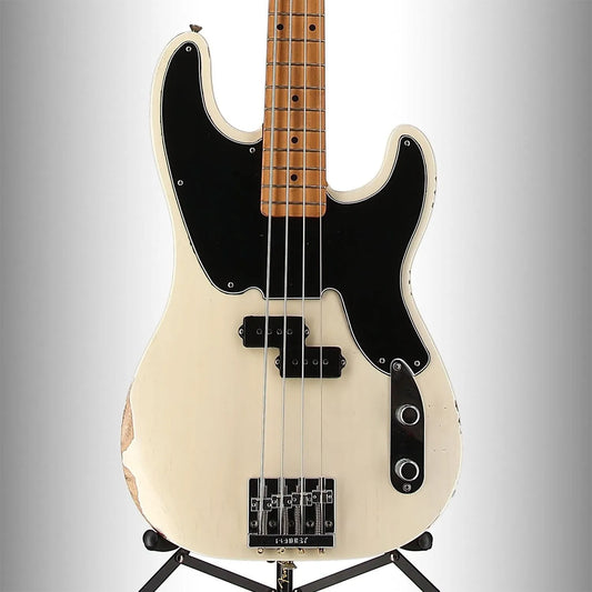 Mike Dirnt Road Worn Precision Bass, Maple Fingerboard, White Blonde (RC4) (62950)