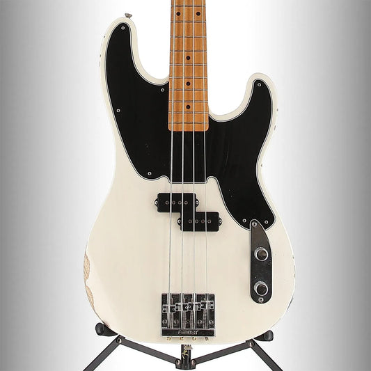 Mike Dirnt Road Worn Precision Bass, Maple Fingerboard, White Blonde (W13) (57144)