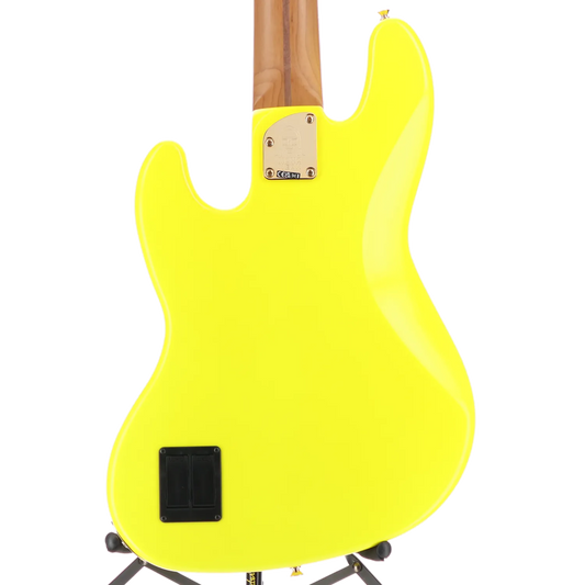 MonoNeon Jazz Bass V, Maple Fingerboard, Neon Yellow (N6) (16025)