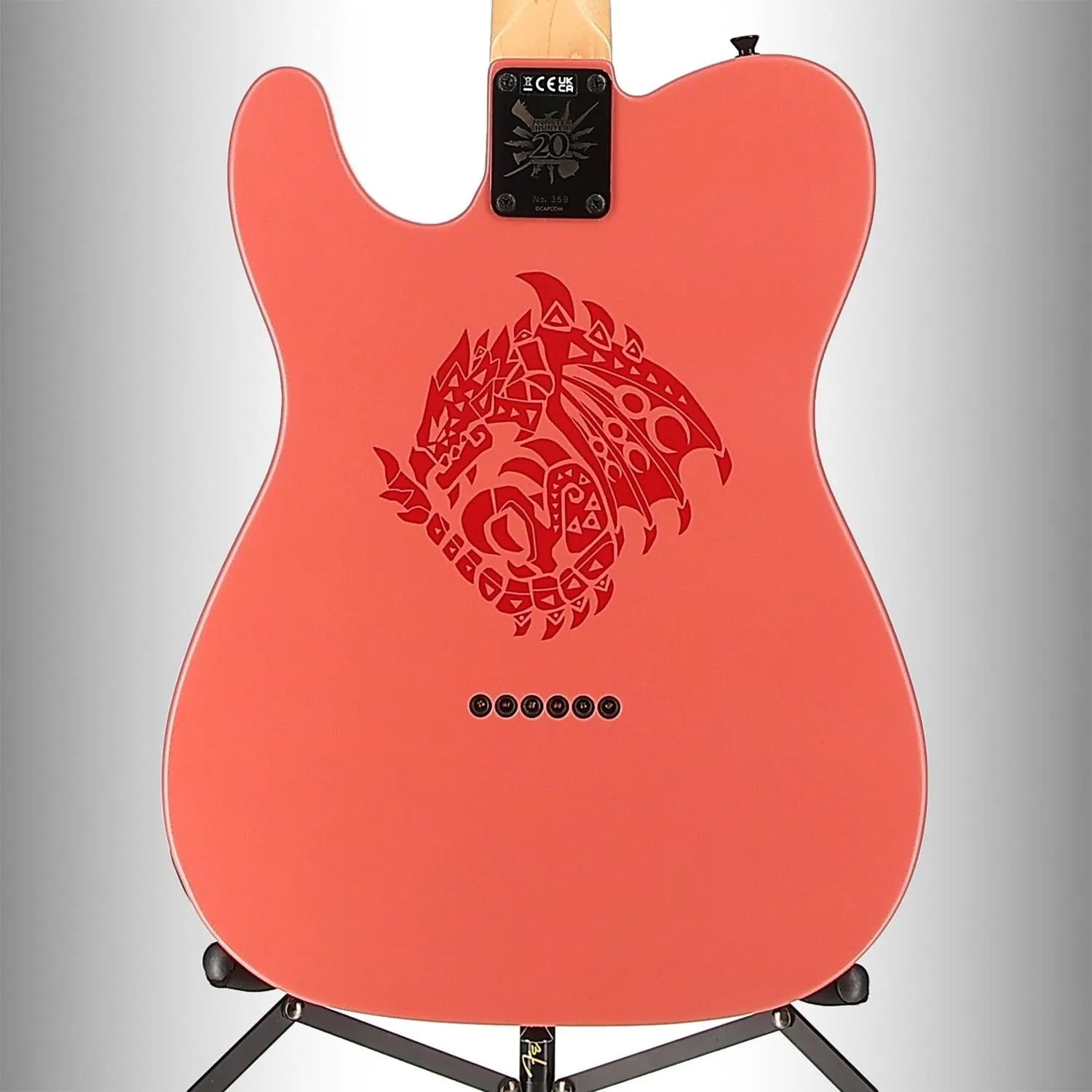 Monster Hunter Rathalos Telecaster, Rosewood Fingerboard, Rathalos Red (U6) (03144)