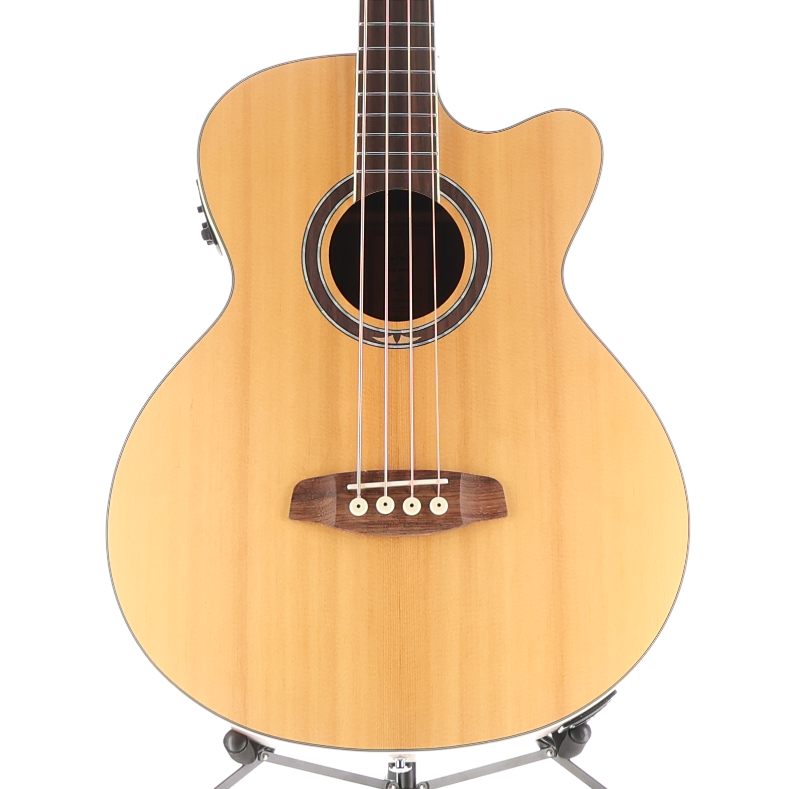 Ortega Deep Series Medium Scale Solid Top Acoustic-Electric Bass (R3) (54089)