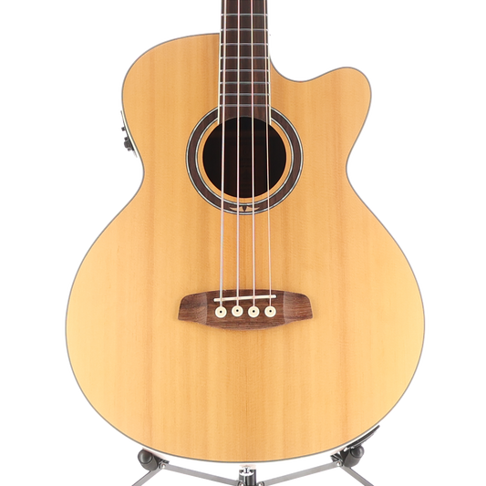 Ortega Deep Series Medium Scale Solid Top Acoustic-Electric Bass (R3) (54089)