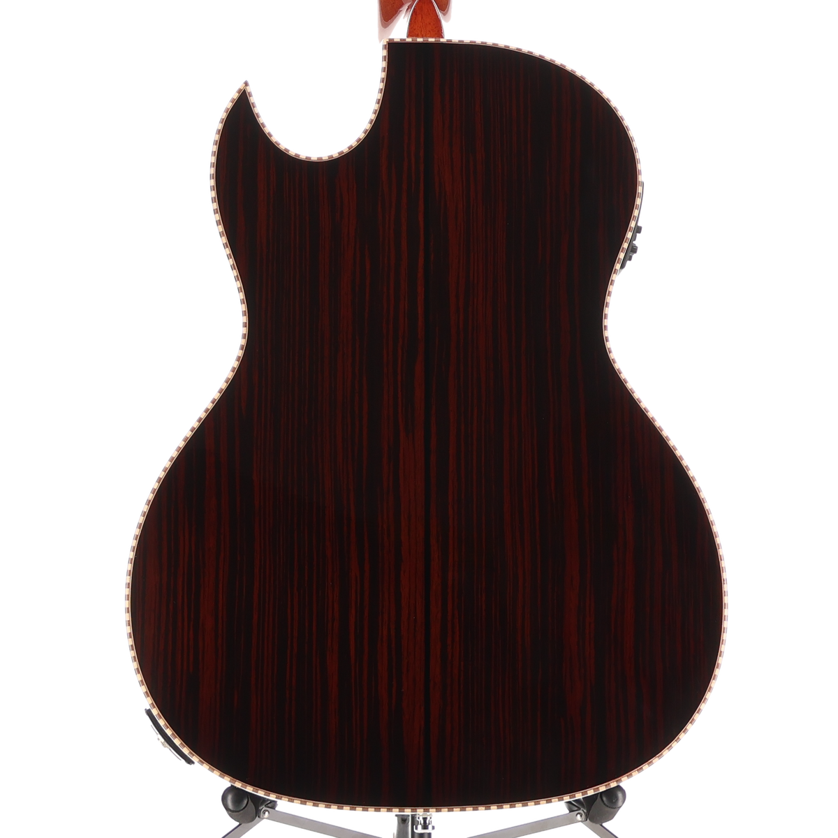 Oscar Schmidt Bajo Quinto A/E Quilt Sapele - Transparent Black (F9) (49083)