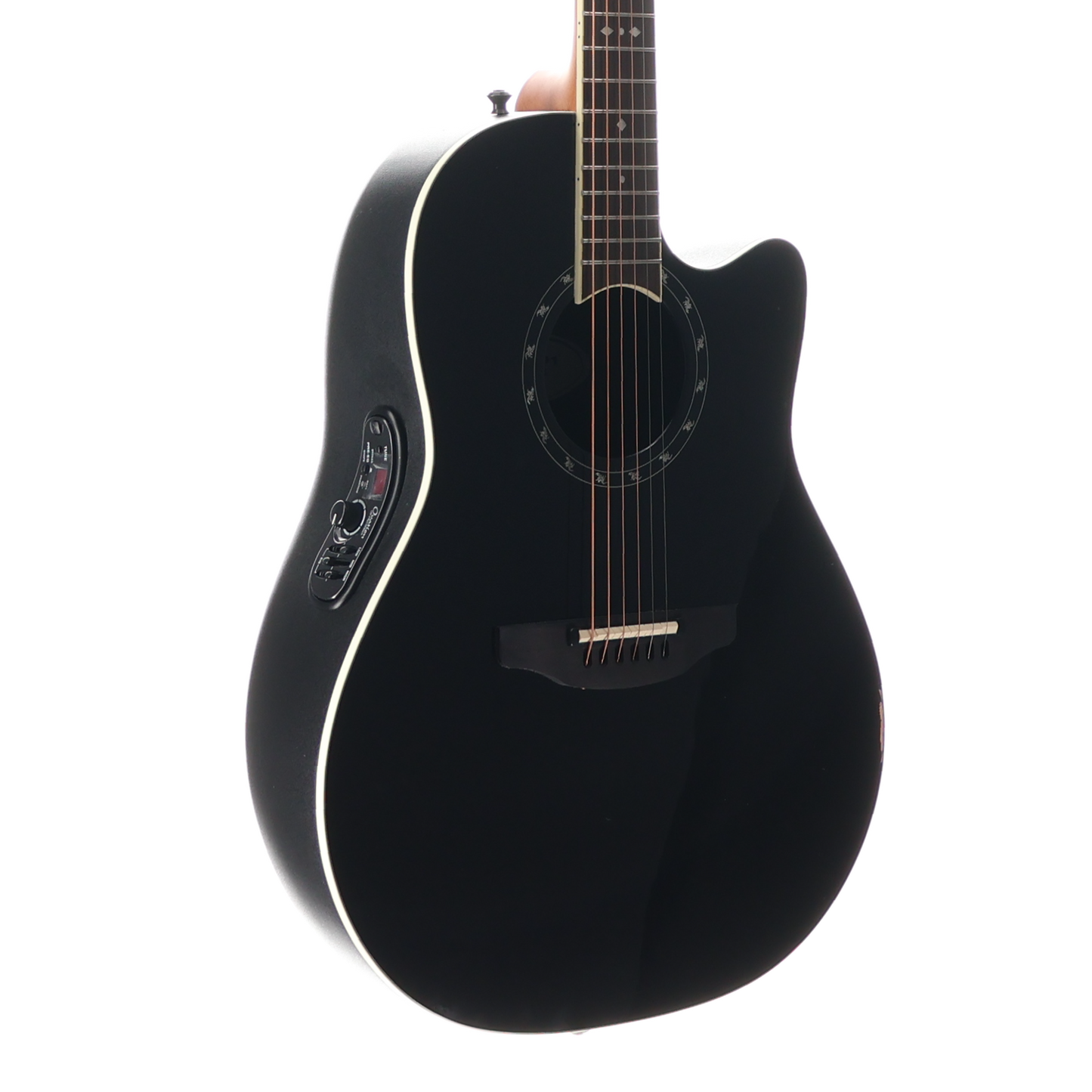 Ovation Pro Series Standard Balladeer E-Acoustic Guitar 2771AX-5, Black (I4) (91652)