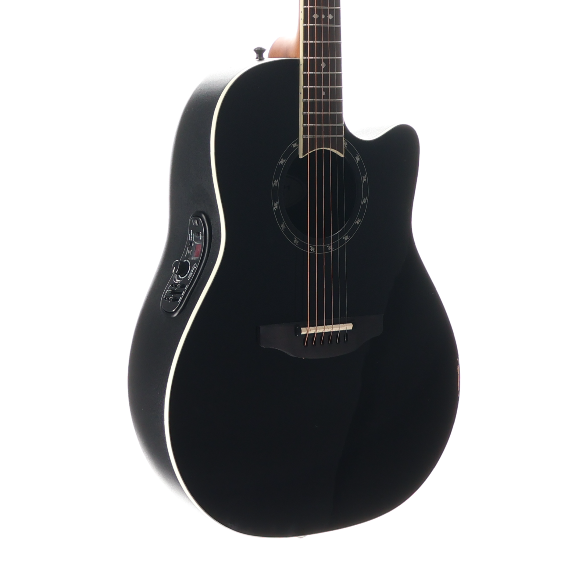 Ovation Pro Series Standard Balladeer E-Acoustic Guitar 2771AX-5, Black (I4) (91652)