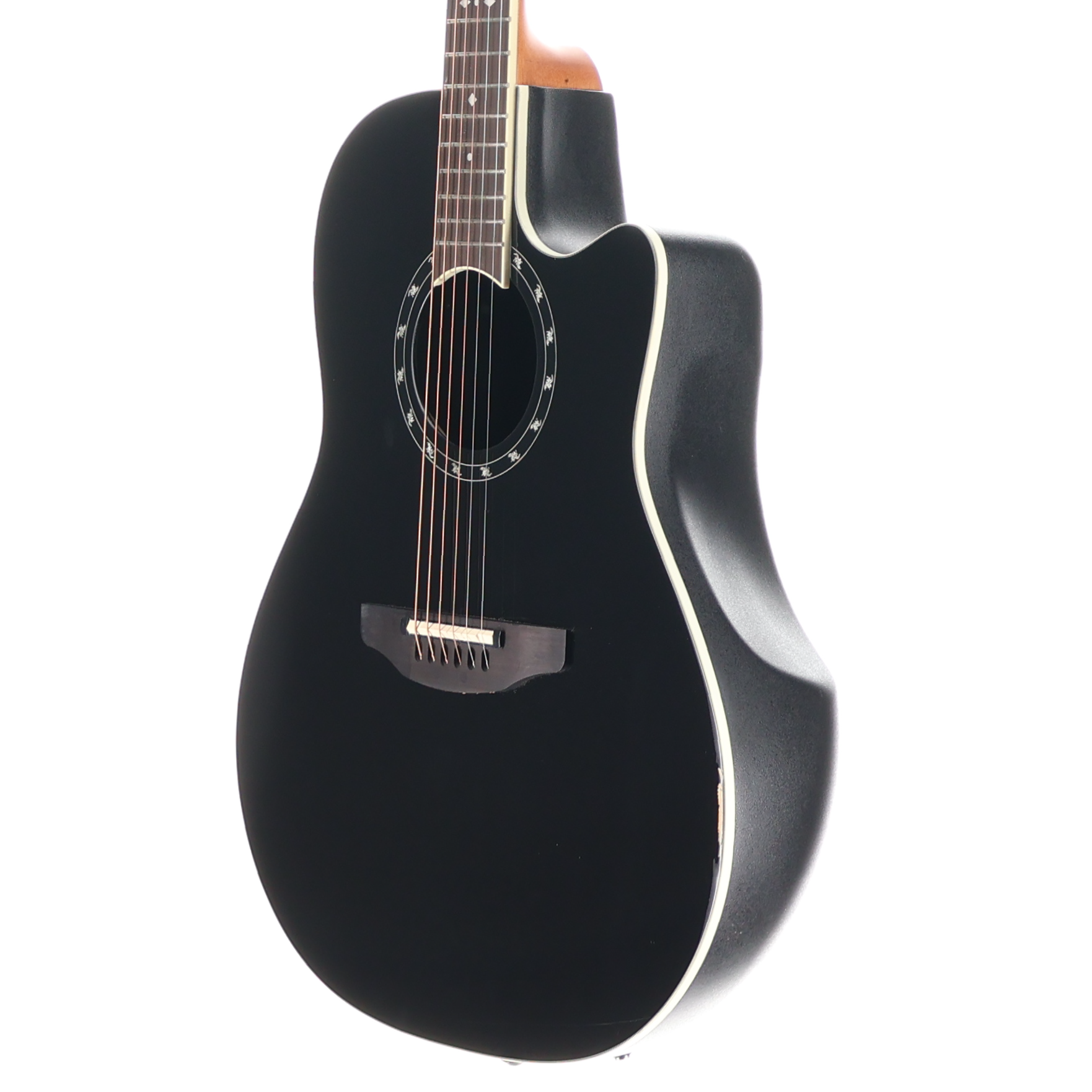 Ovation Pro Series Standard Balladeer E-Acoustic Guitar 2771AX-5, Black (I4) (91652)