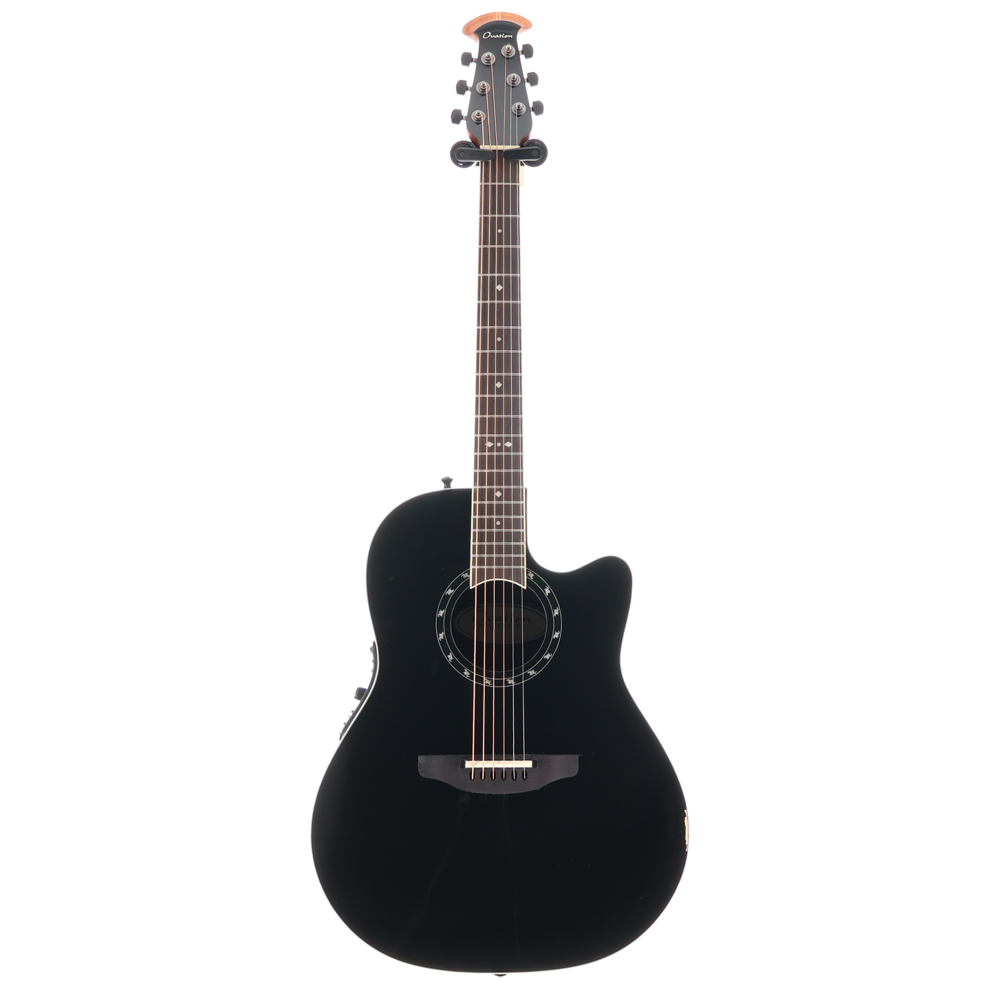 Ovation Pro Series Standard Balladeer E-Acoustic Guitar 2771AX-5, Black (I4) (91652)
