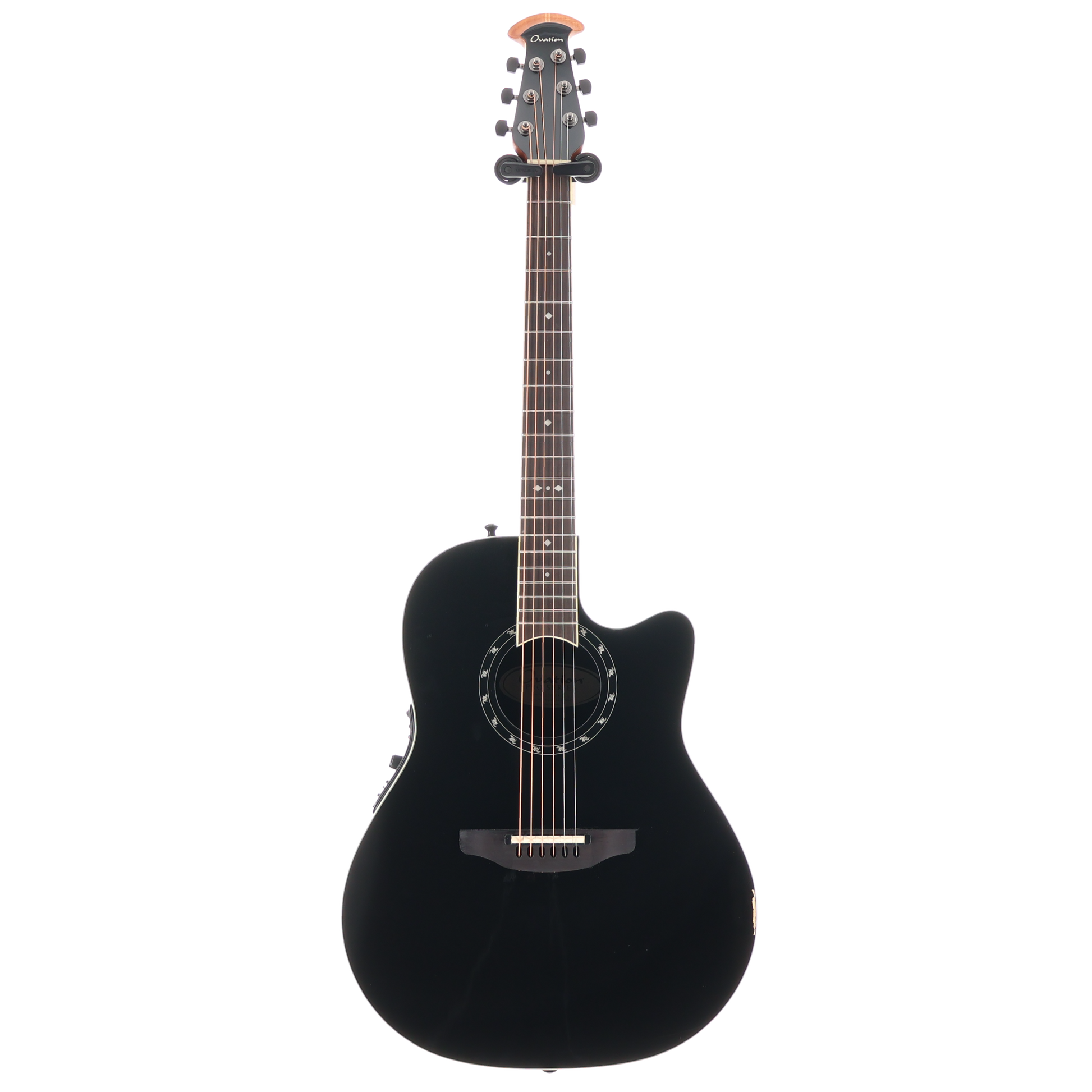 Ovation Pro Series Standard Balladeer E-Acoustic Guitar 2771AX-5, Black (I4) (91652)