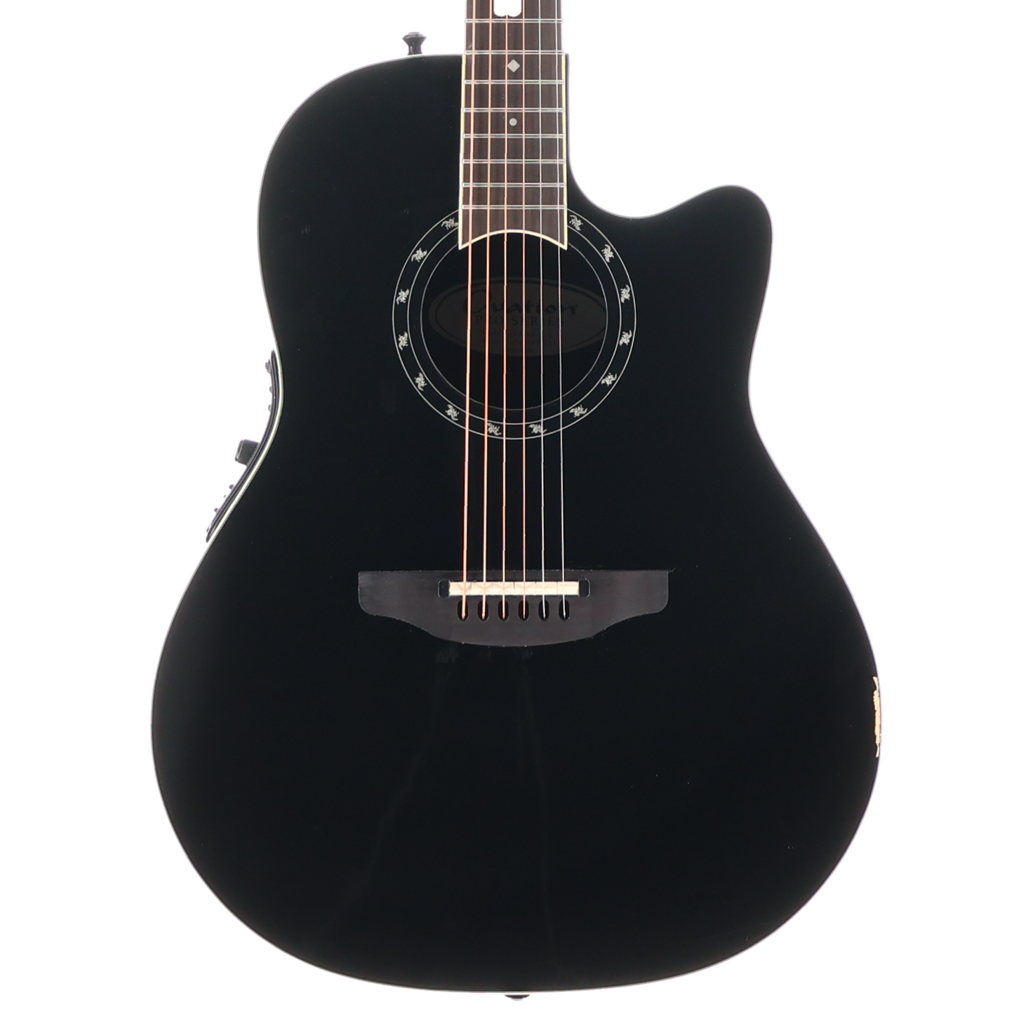 Ovation Pro Series Standard Balladeer E-Acoustic Guitar 2771AX-5, Black (I4) (91652)